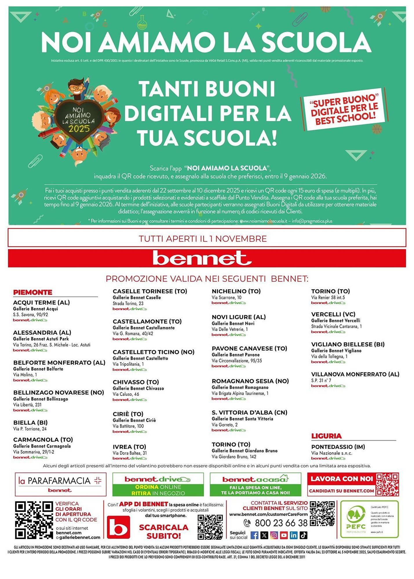 Volantino Bennet (2025-10-23 - 2025-11-05)