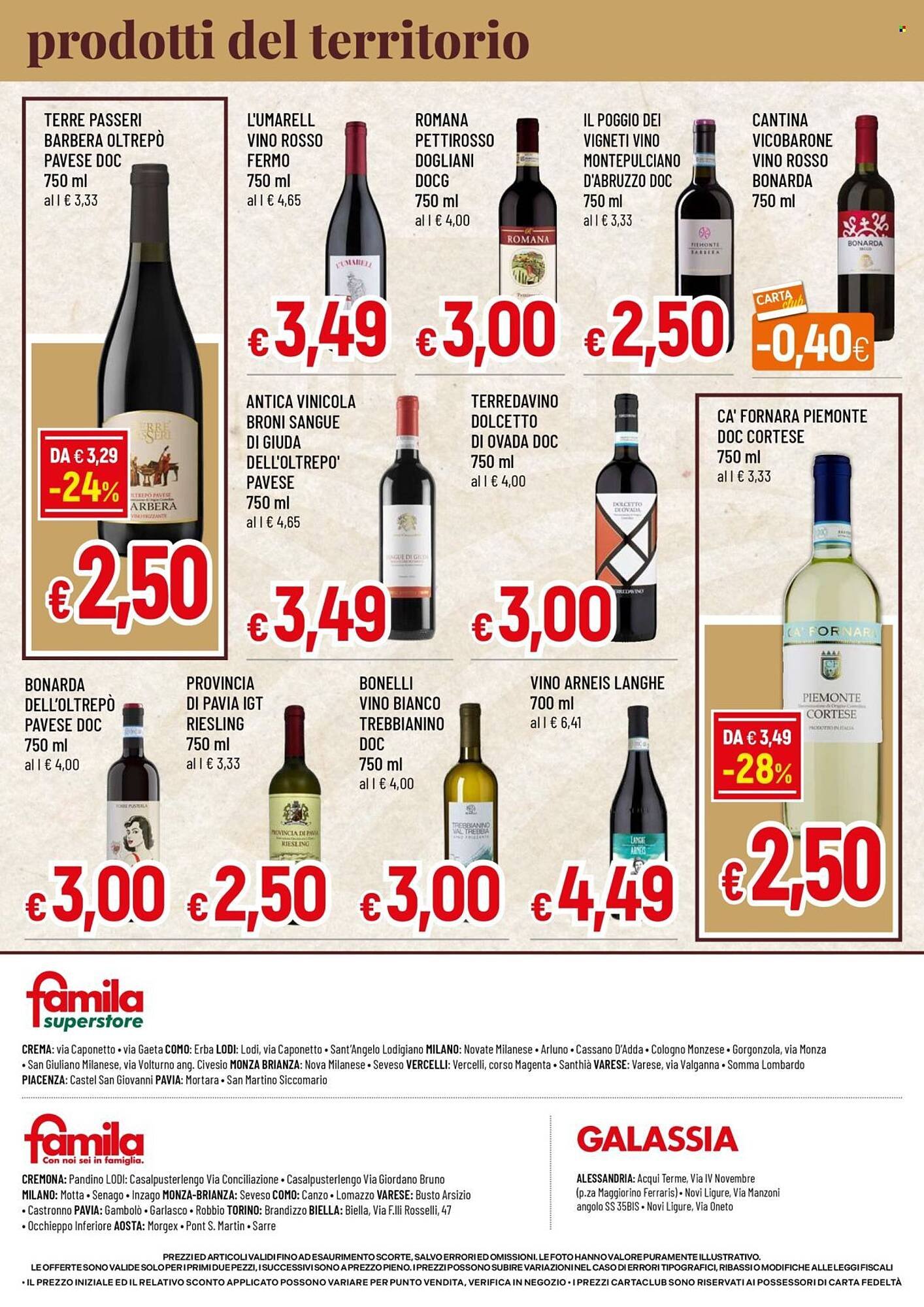 Volantino Famila (2026-01-08 - 2026-01-21)