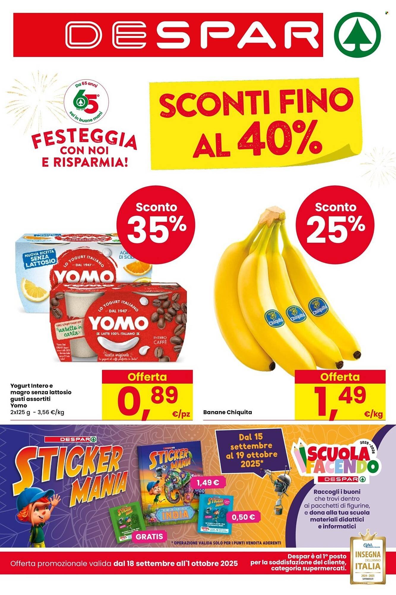 Volantino Despar (2025-09-18 - 2025-10-01)