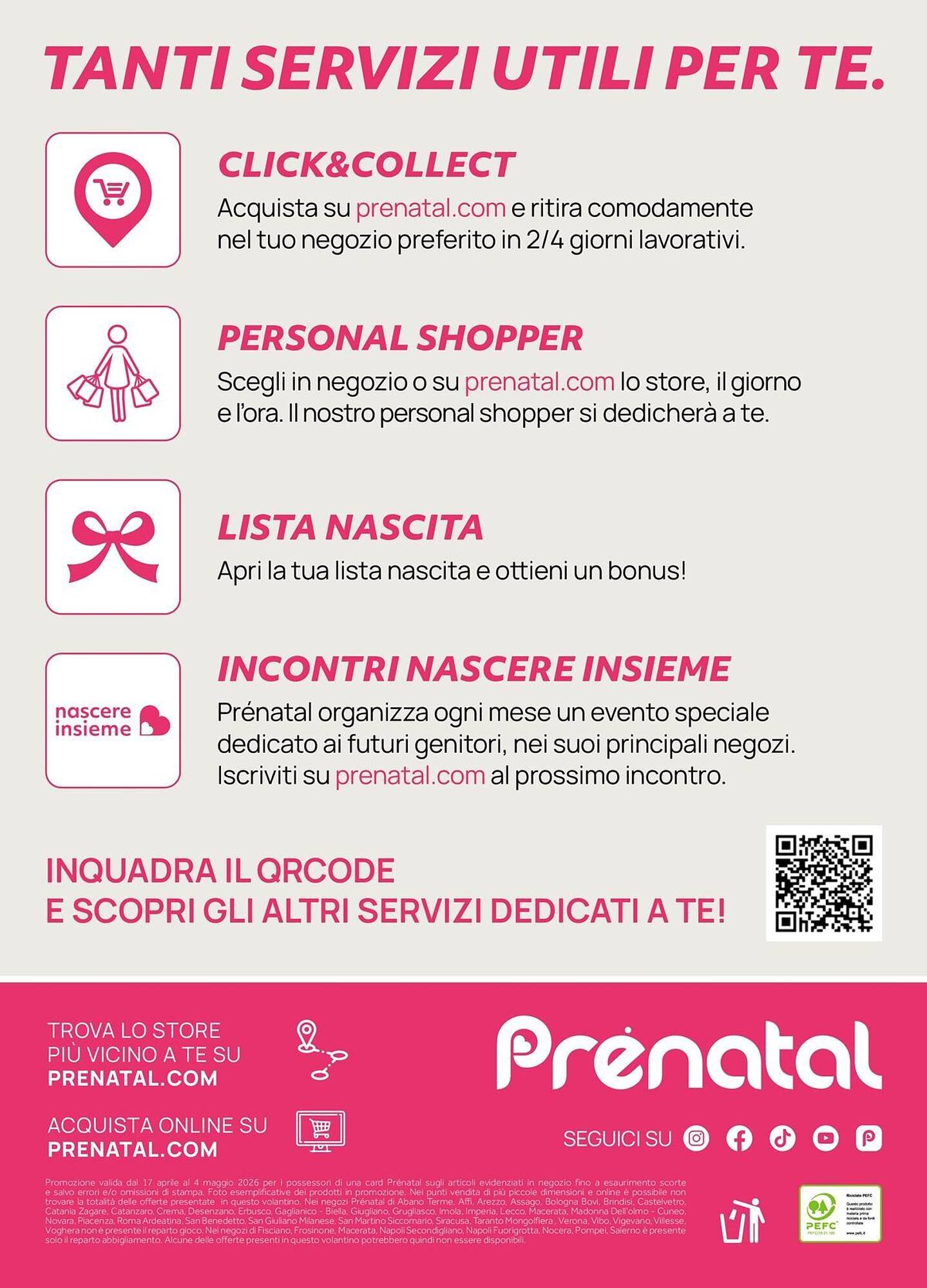 Volantino Prenatal (2026-04-17 - 2026-05-04)