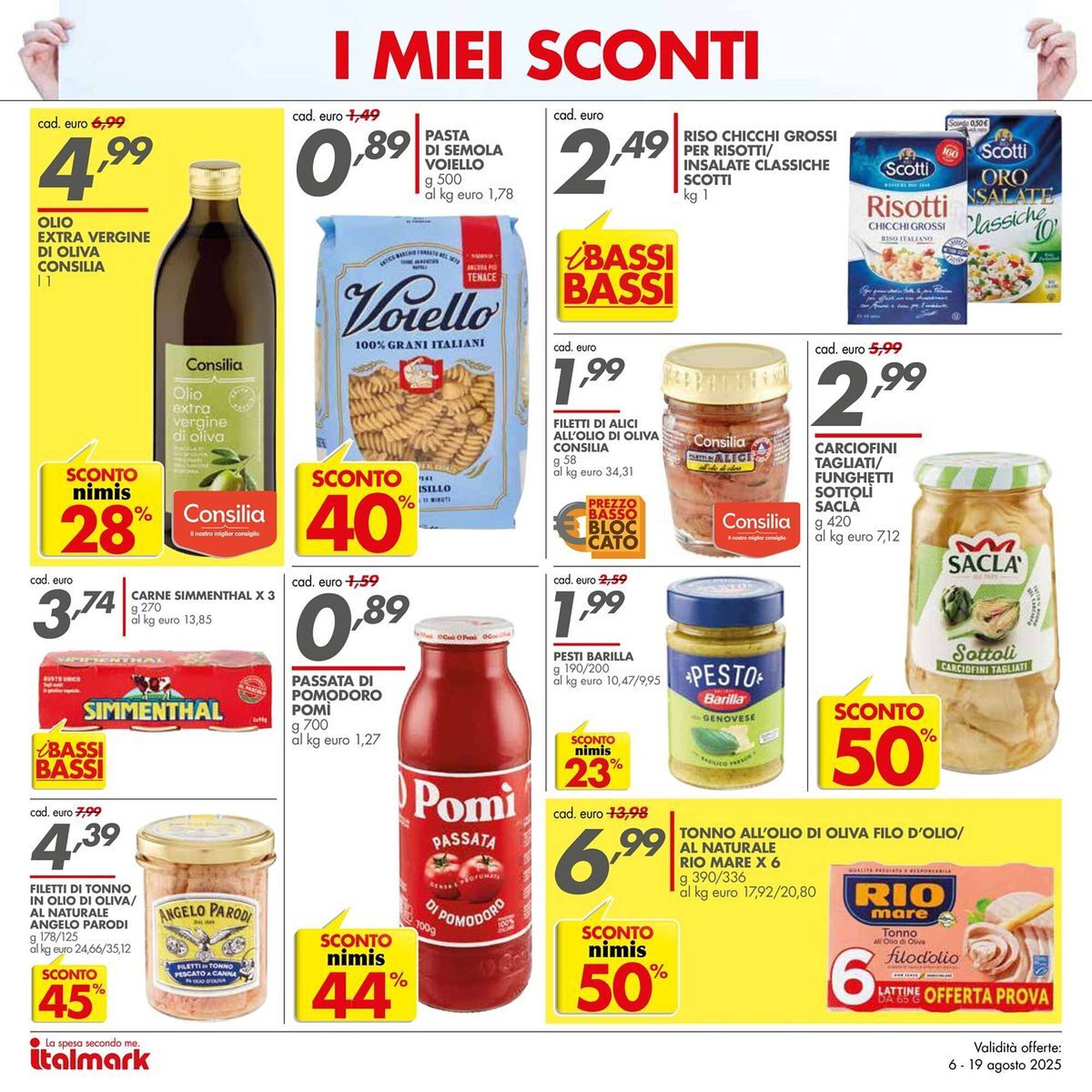 Volantino Italmark (2025-08-06 - 2025-08-19)