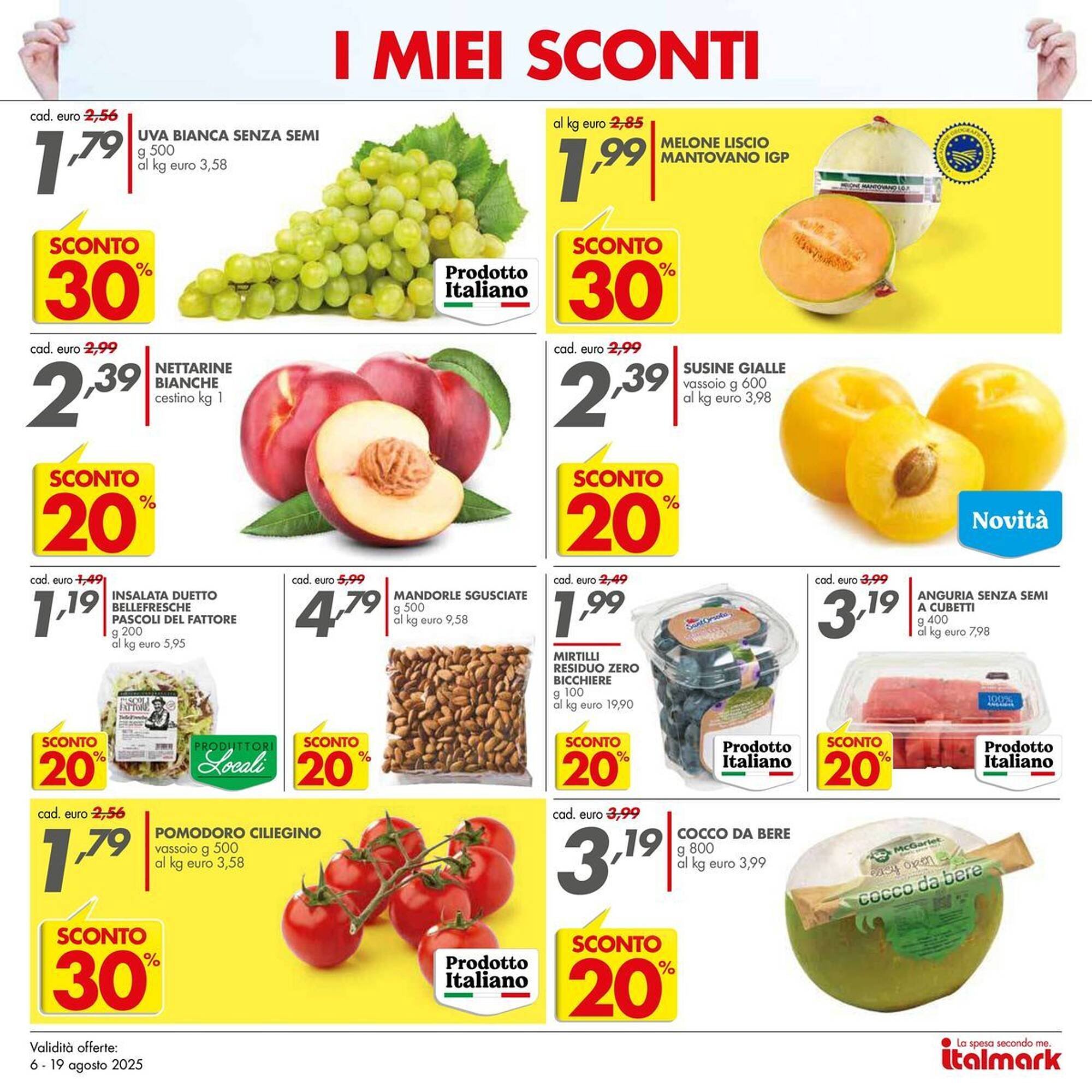 Volantino Italmark (2025-08-06 - 2025-08-19)