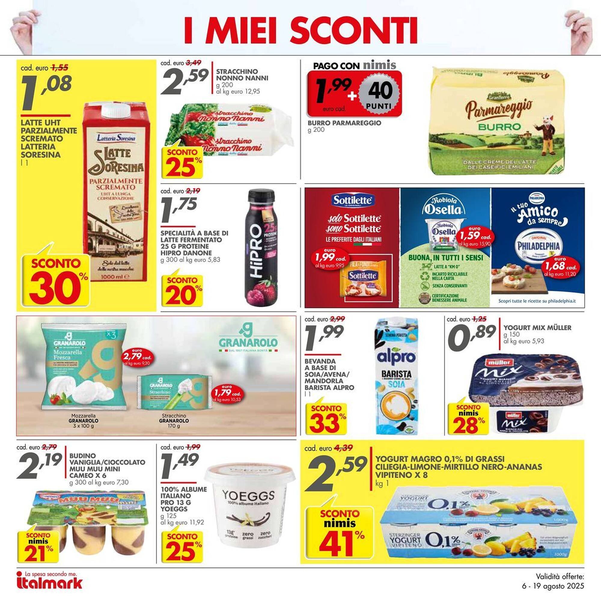 Volantino Italmark (2025-08-06 - 2025-08-19)