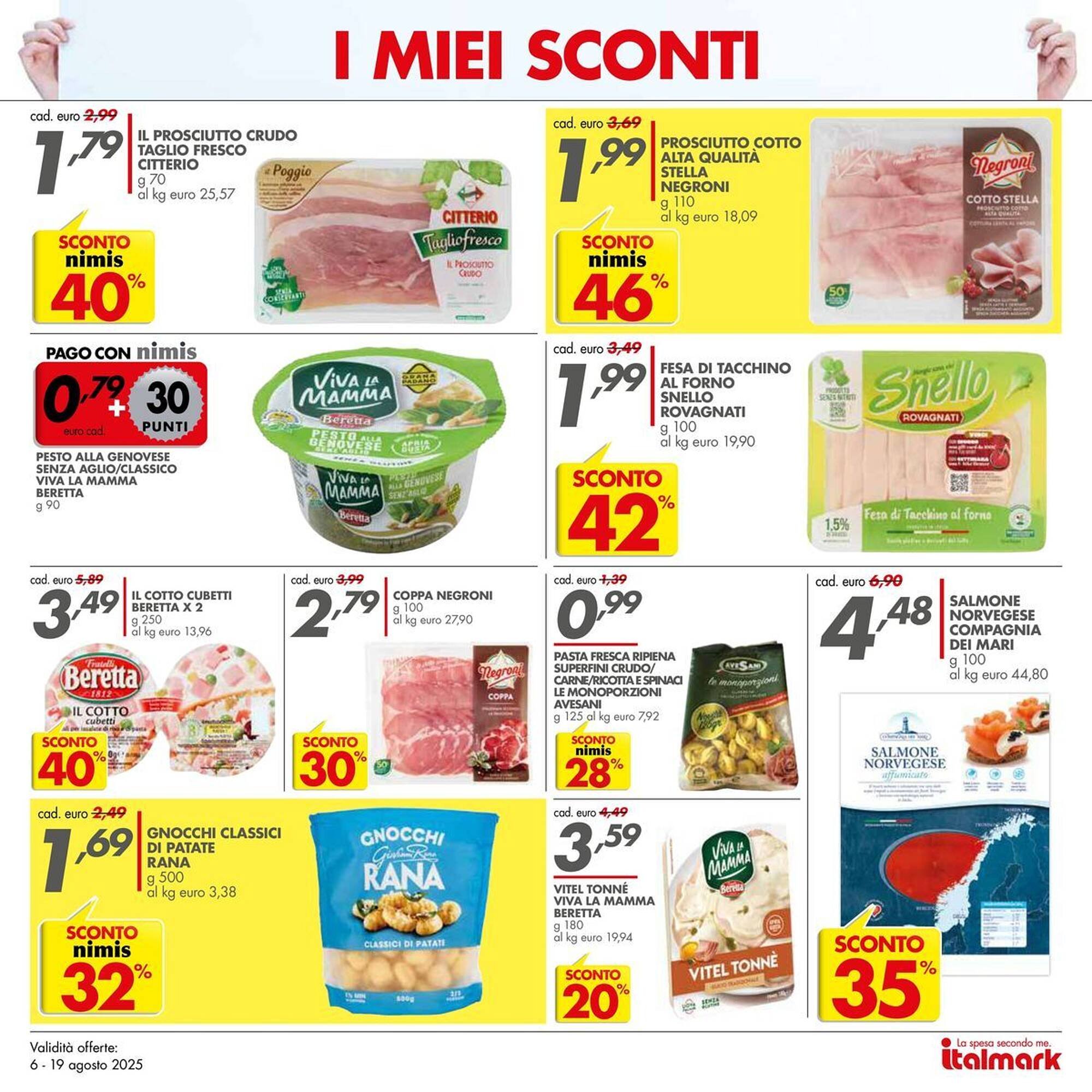 Volantino Italmark (2025-08-06 - 2025-08-19)
