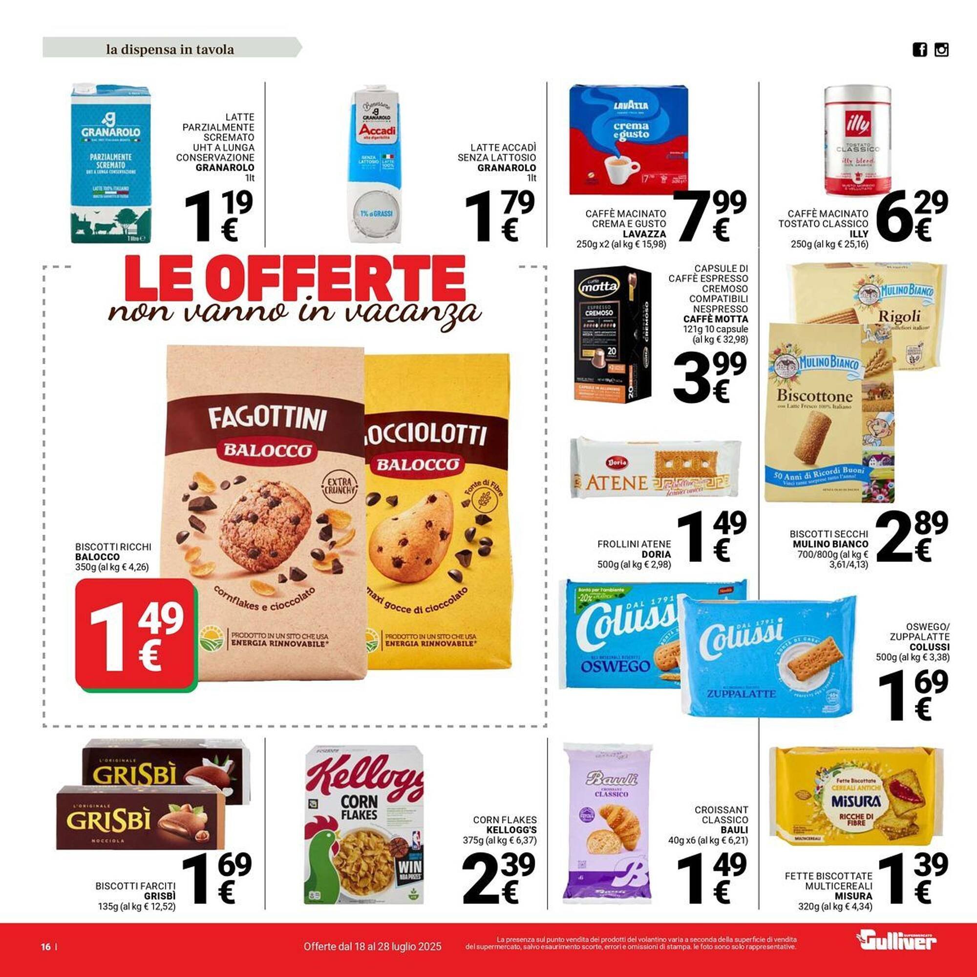 Volantino Supermercati Gulliver (2025-07-18 - 2025-07-28)