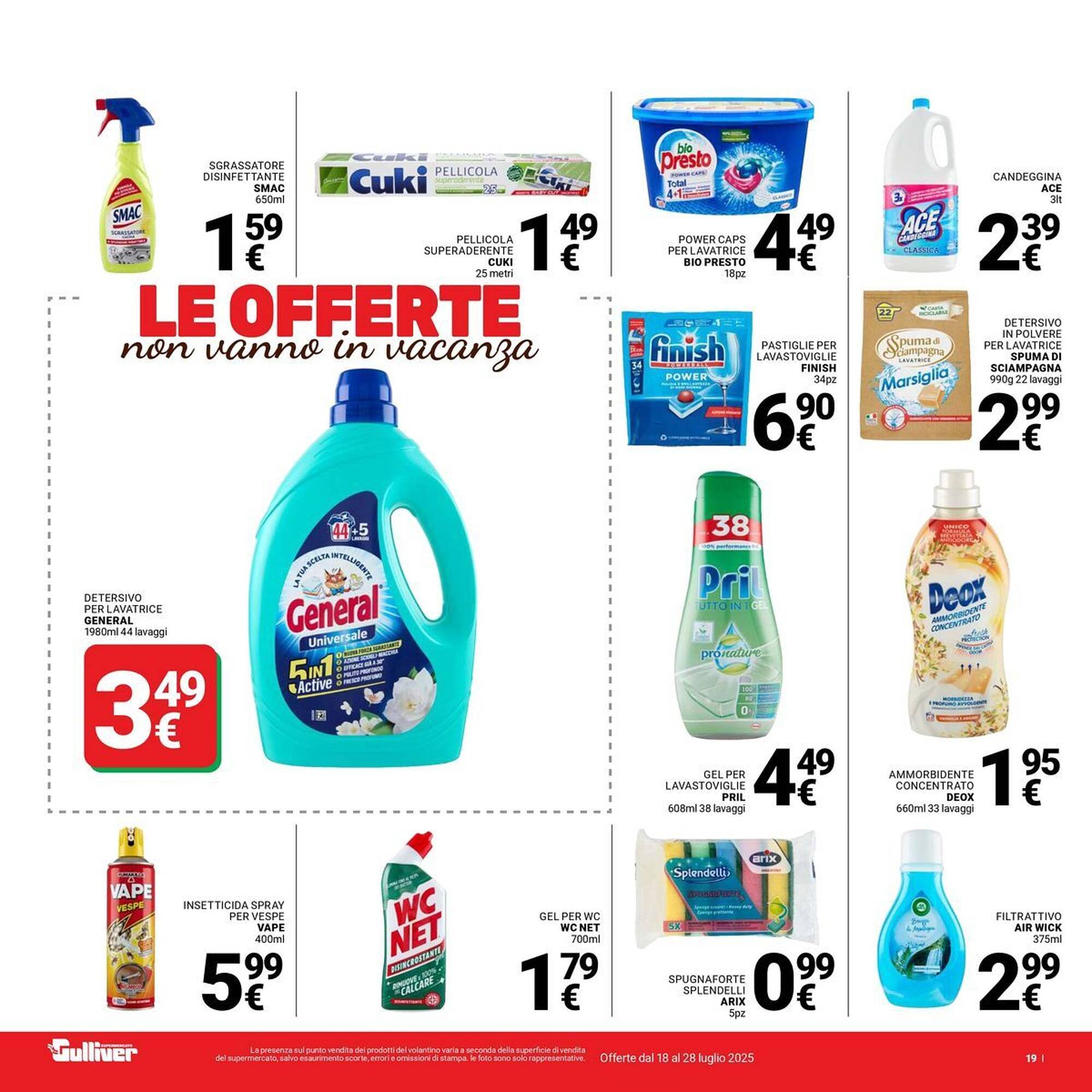 Volantino Supermercati Gulliver (2025-07-18 - 2025-07-28)