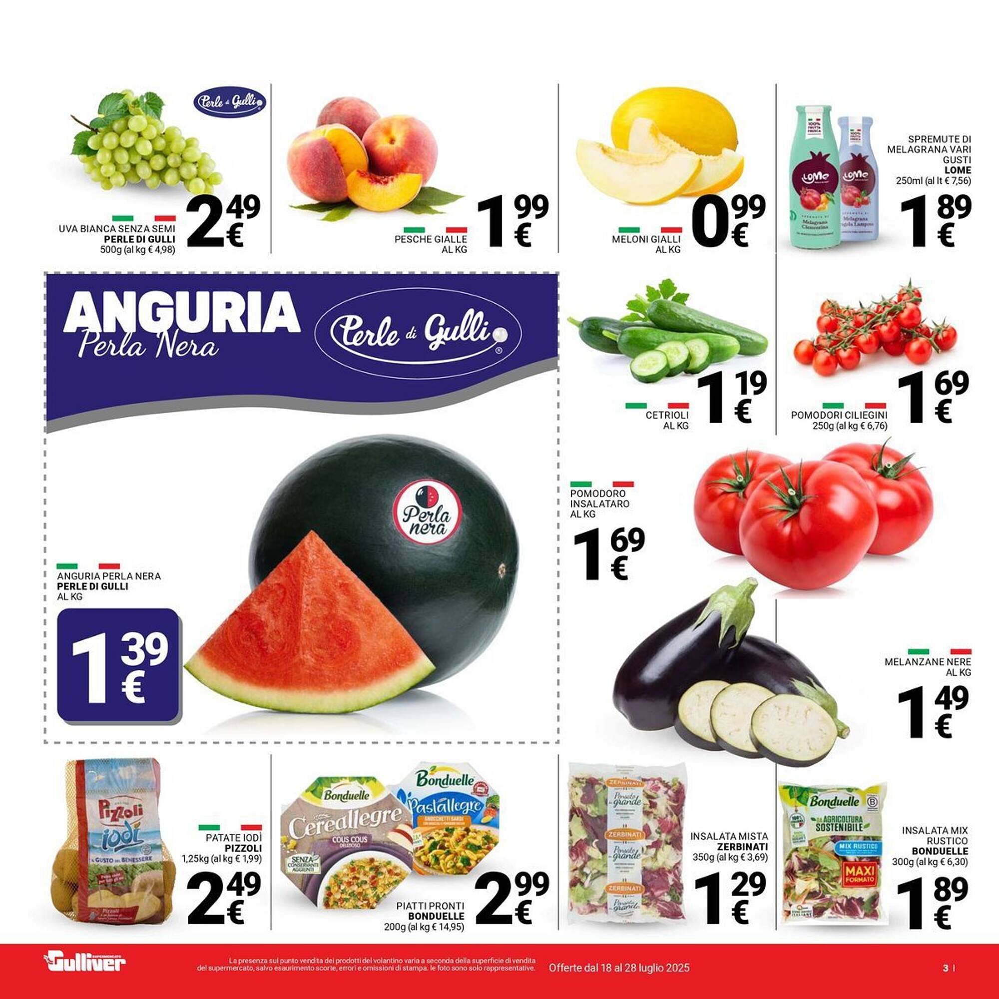 Volantino Supermercati Gulliver (2025-07-18 - 2025-07-28)