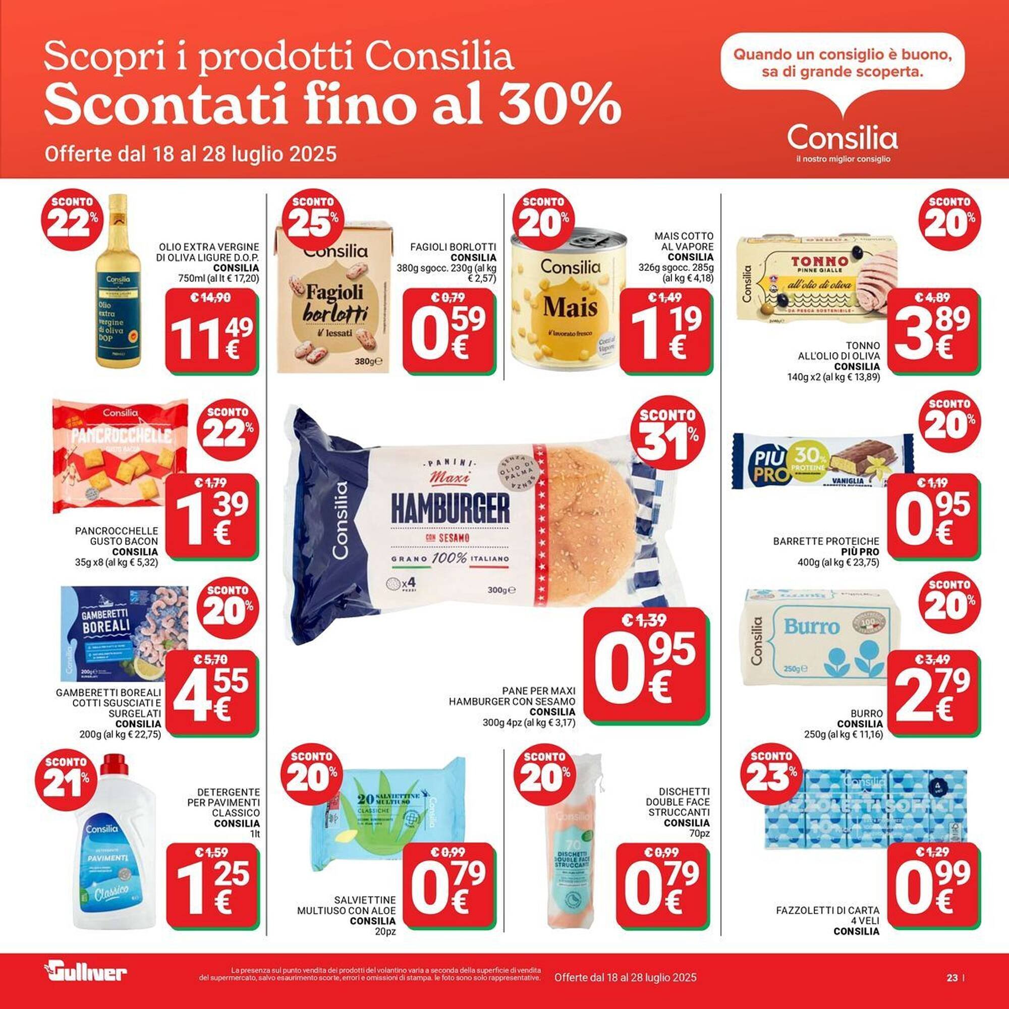Volantino Supermercati Gulliver (2025-07-18 - 2025-07-28)