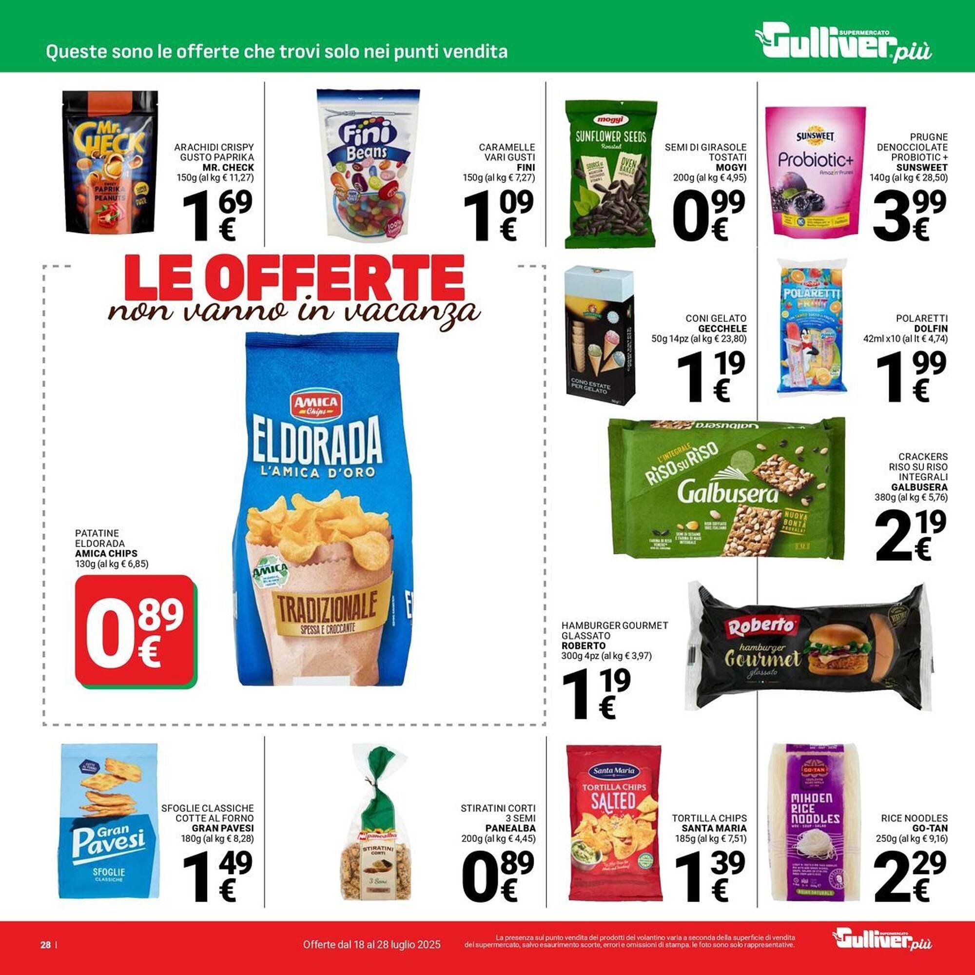Volantino Supermercati Gulliver (2025-07-18 - 2025-07-28)