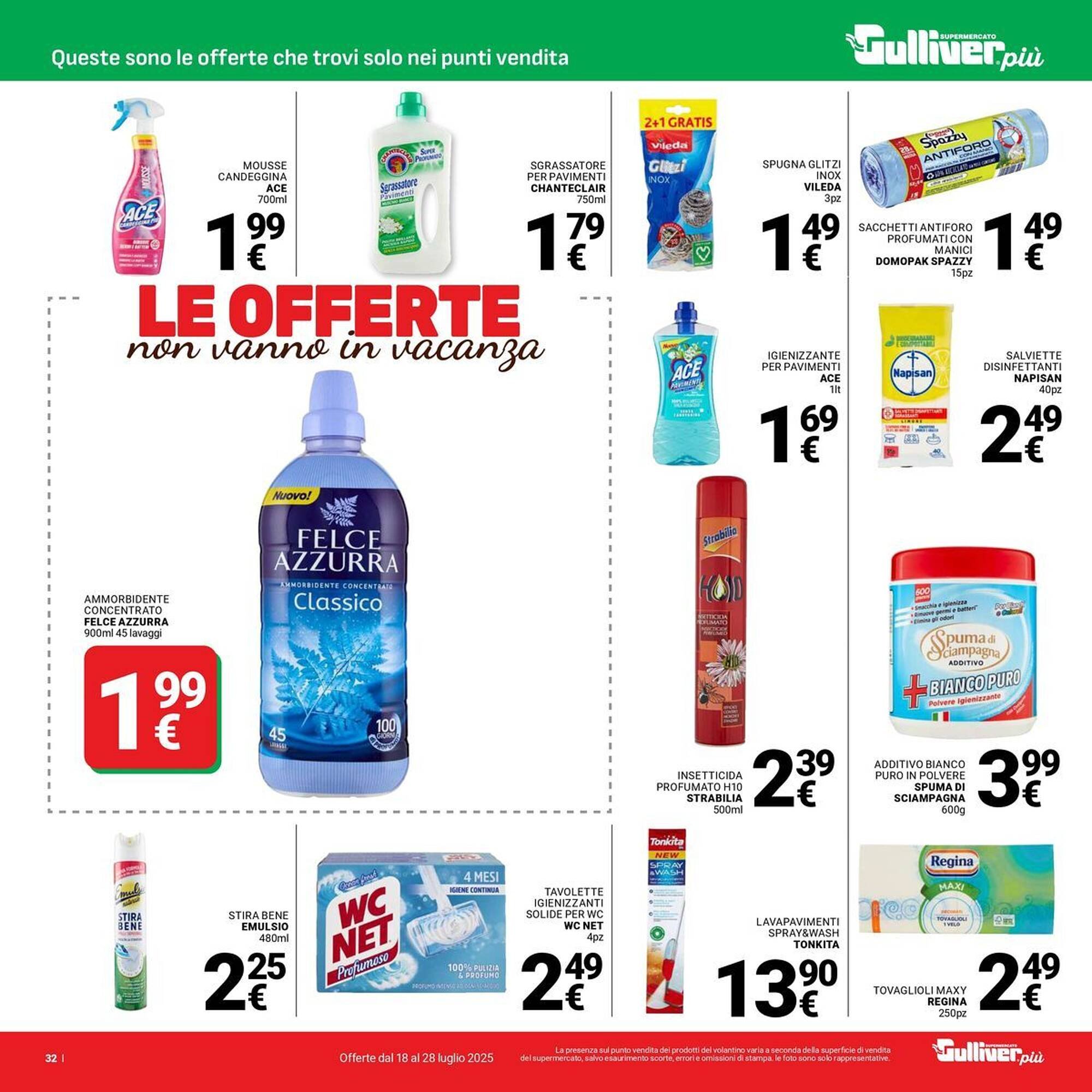 Volantino Supermercati Gulliver (2025-07-18 - 2025-07-28)