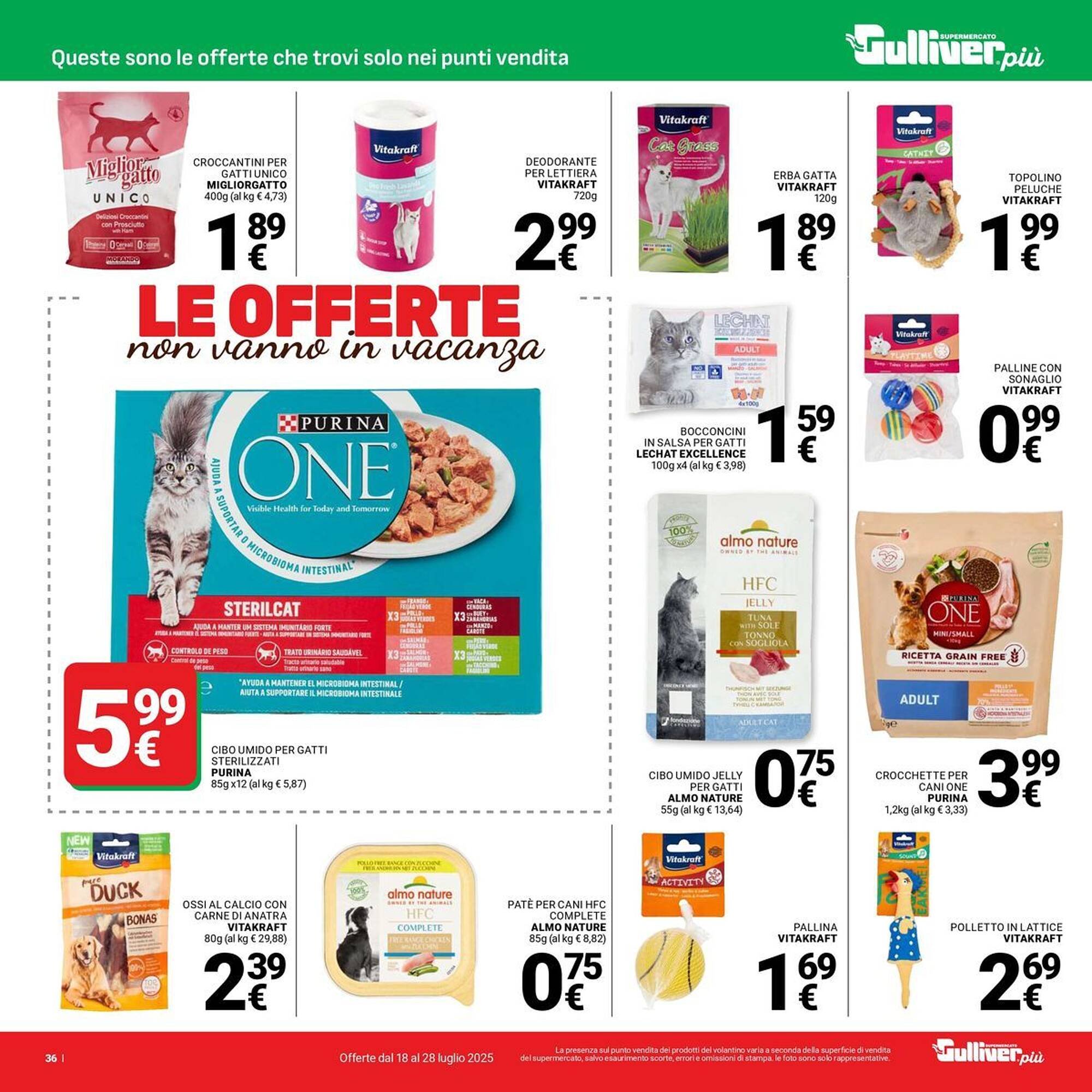 Volantino Supermercati Gulliver (2025-07-18 - 2025-07-28)