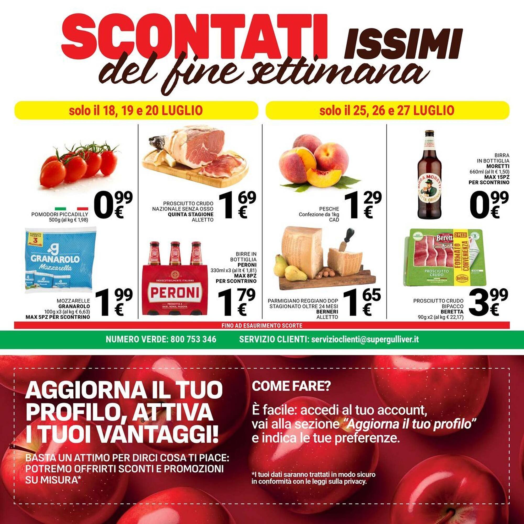 Volantino Supermercati Gulliver (2025-07-18 - 2025-07-28)