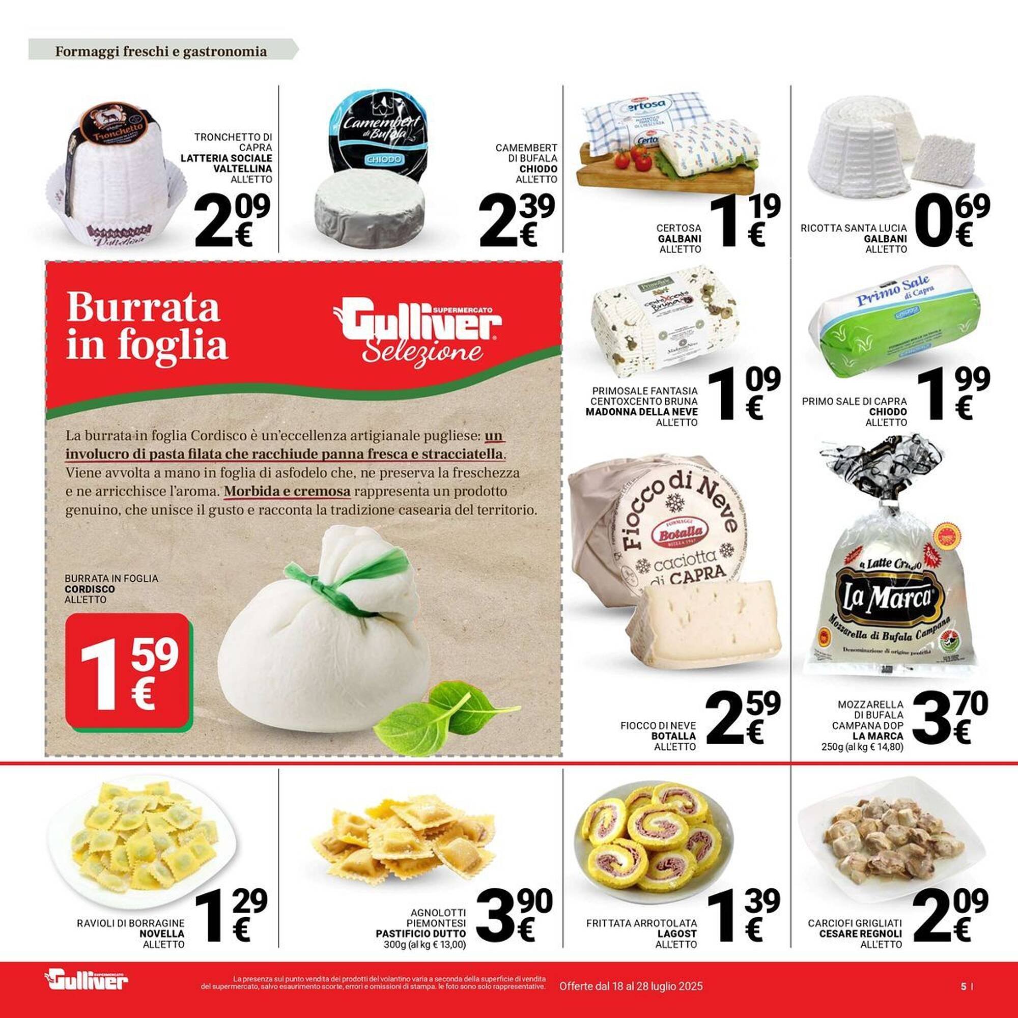 Volantino Supermercati Gulliver (2025-07-18 - 2025-07-28)