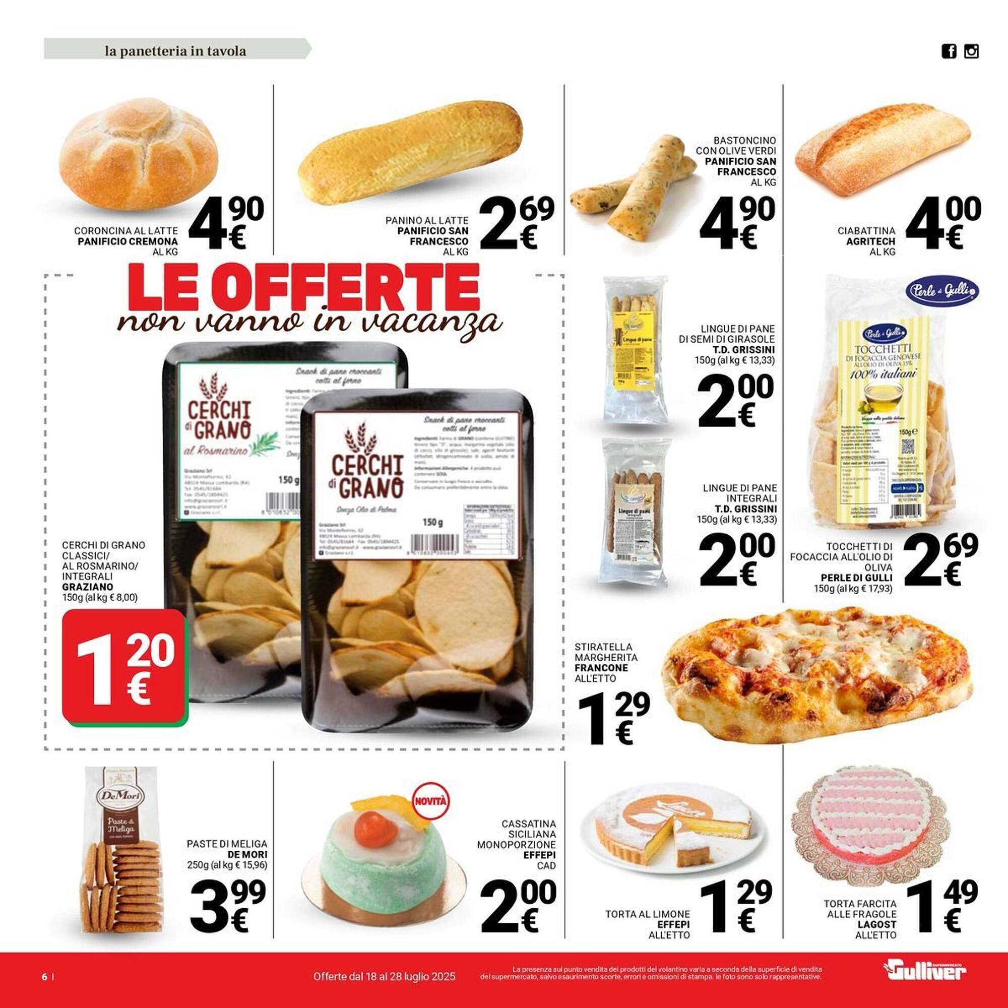 Volantino Supermercati Gulliver (2025-07-18 - 2025-07-28)