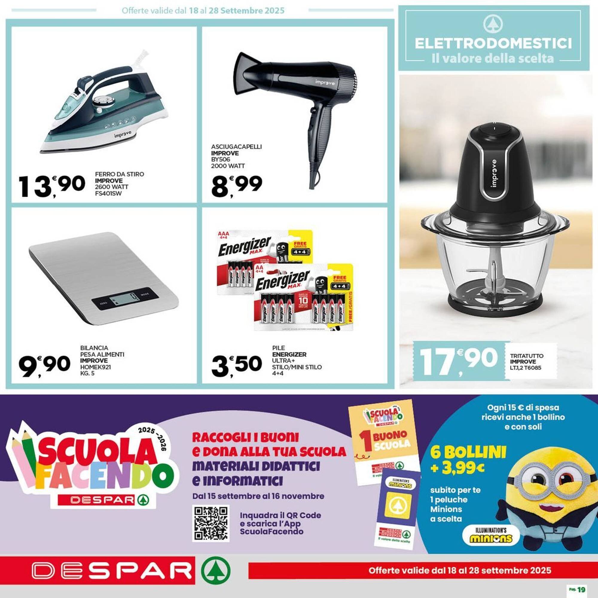 Volantino Despar (2025-09-18 - 2025-09-28)
