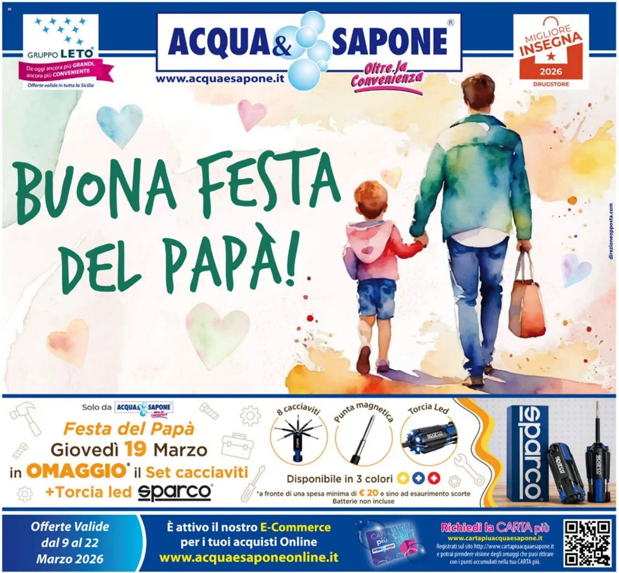 Volantino Acqua &amp; Sapone (2026-03-09 - 2026-03-22)