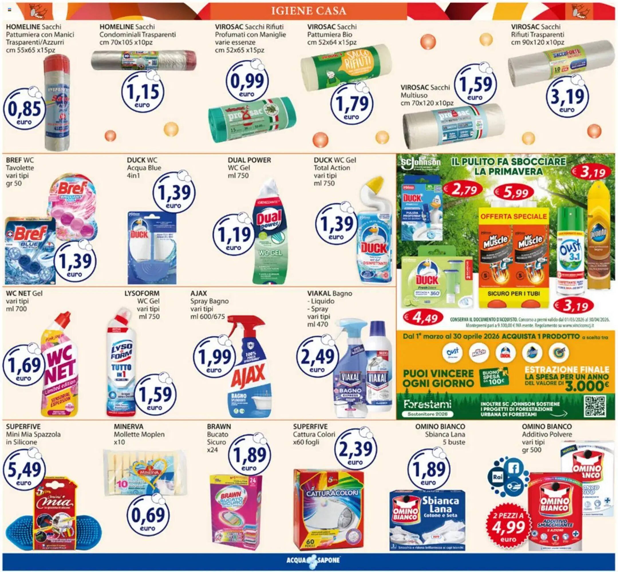 Volantino Acqua &amp; Sapone (2026-03-09 - 2026-03-22)