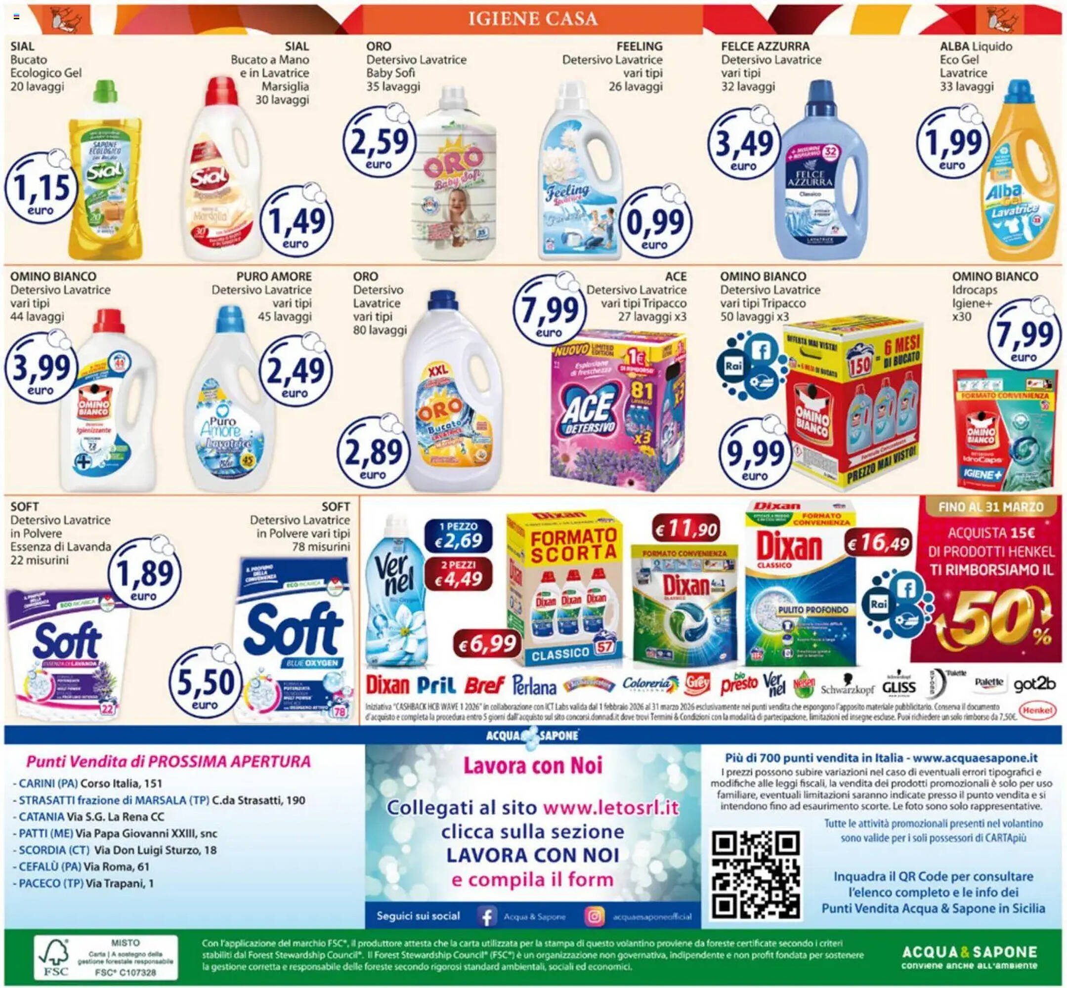 Volantino Acqua &amp; Sapone (2026-03-09 - 2026-03-22)