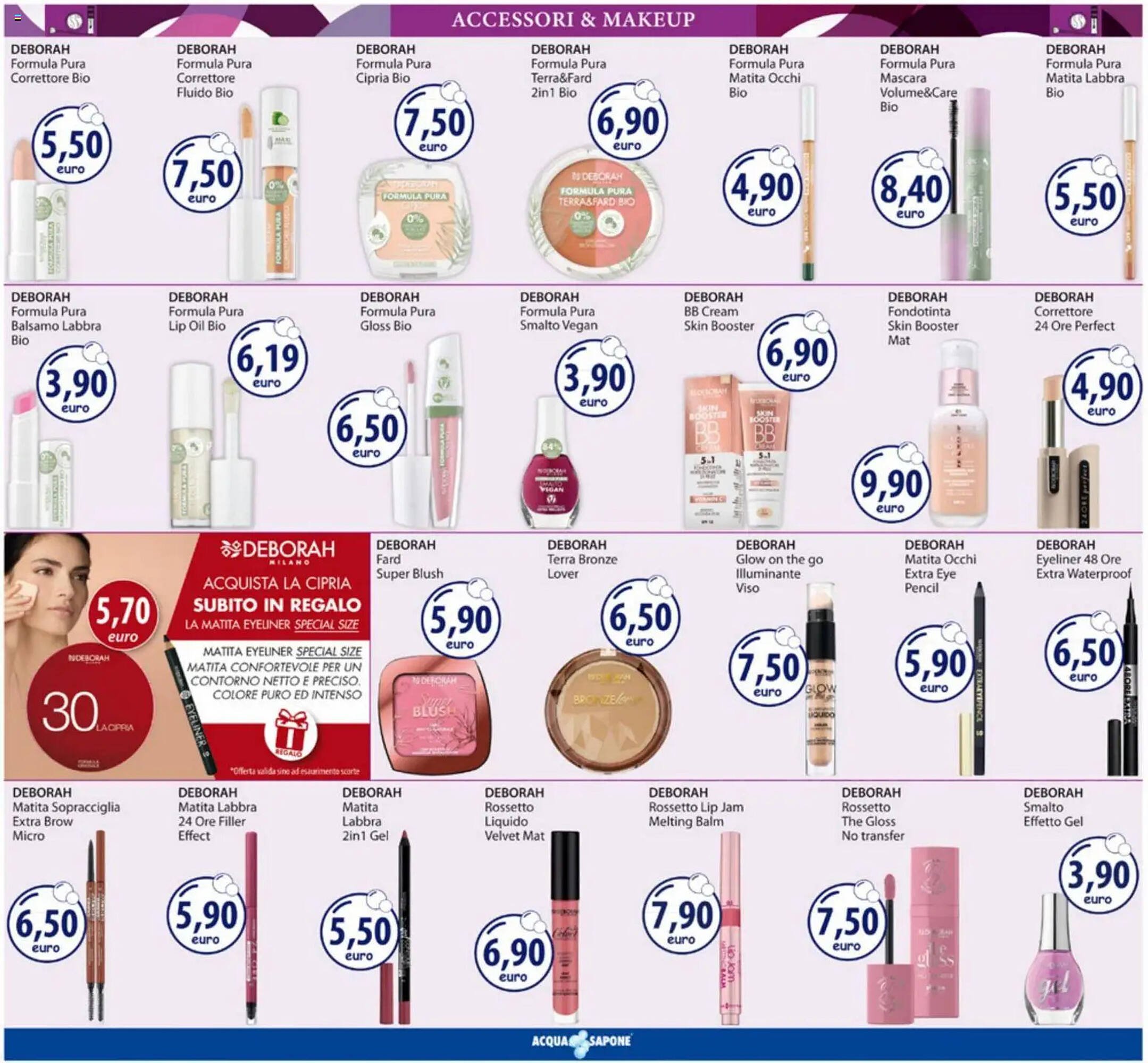 Volantino Acqua &amp; Sapone (2026-03-09 - 2026-03-22)