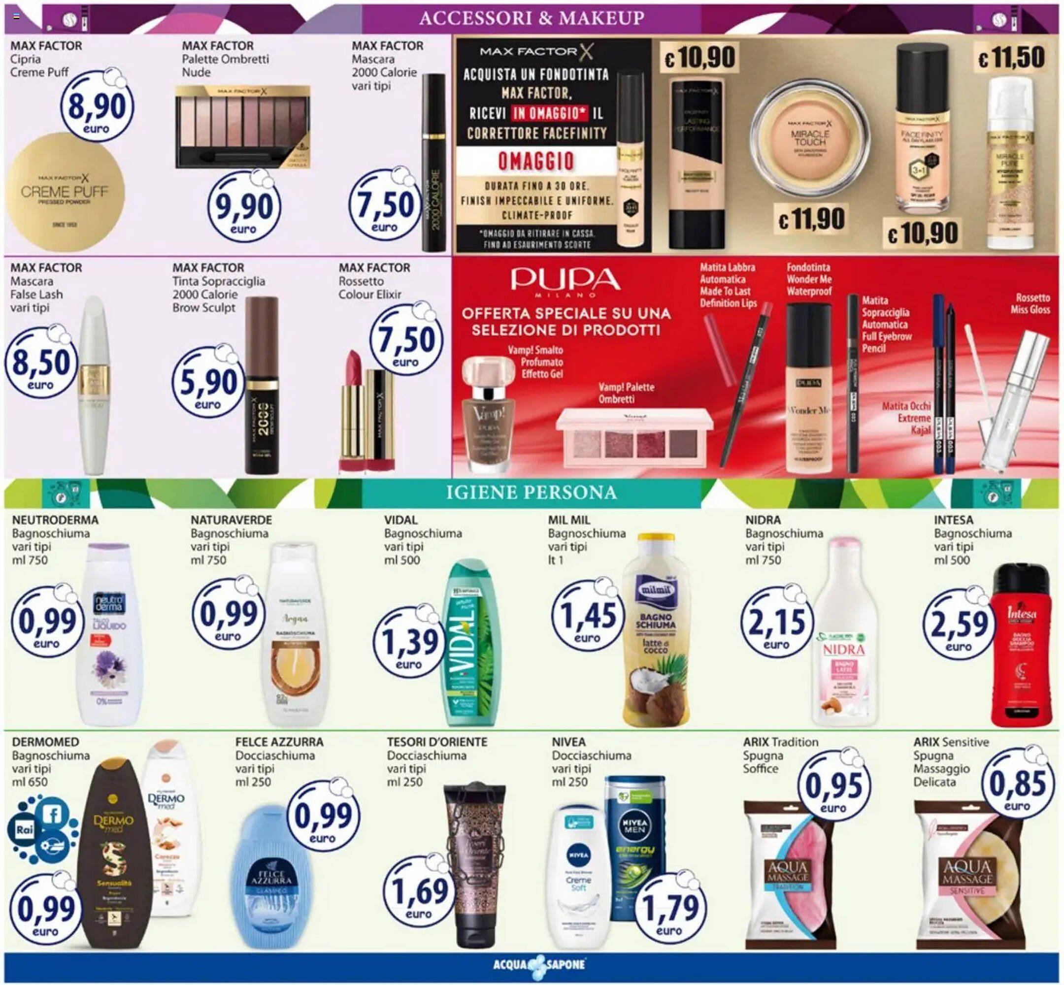 Volantino Acqua &amp; Sapone (2026-03-09 - 2026-03-22)