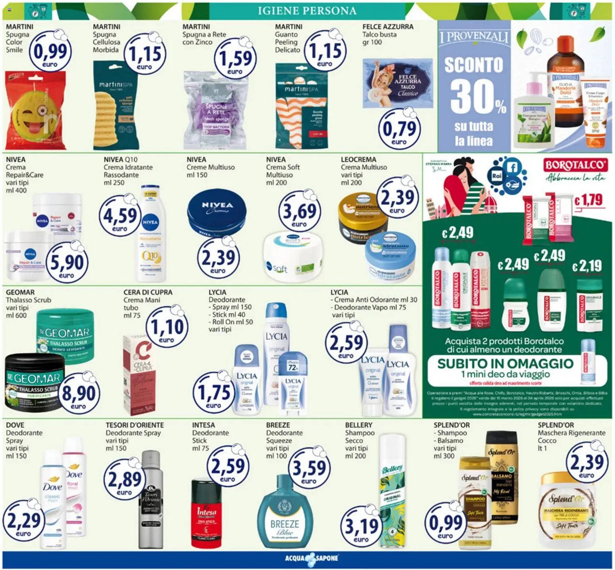 Volantino Acqua &amp; Sapone (2026-03-09 - 2026-03-22)
