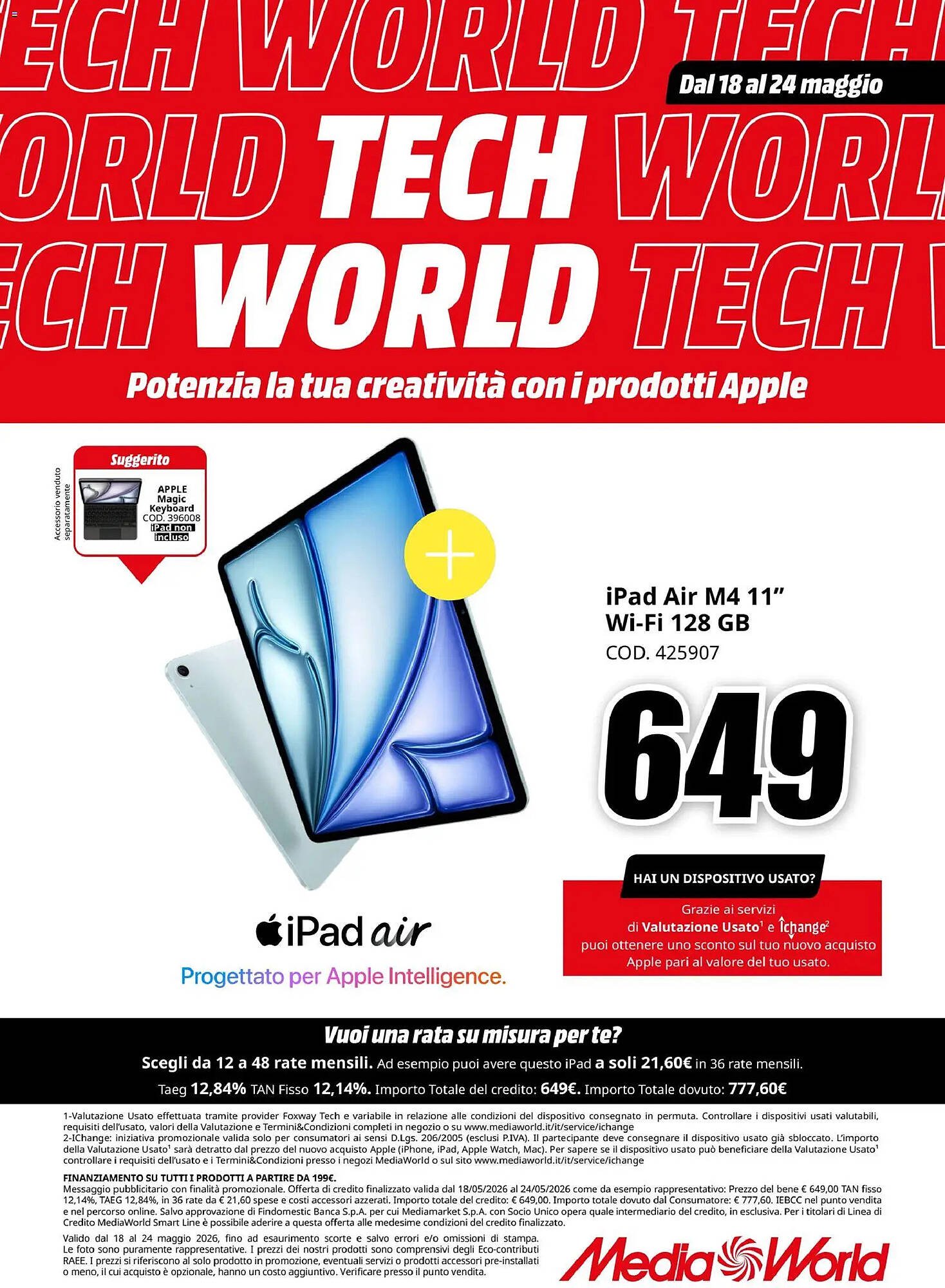 Volantino MediaWorld (2026-05-18 - 2026-05-24)