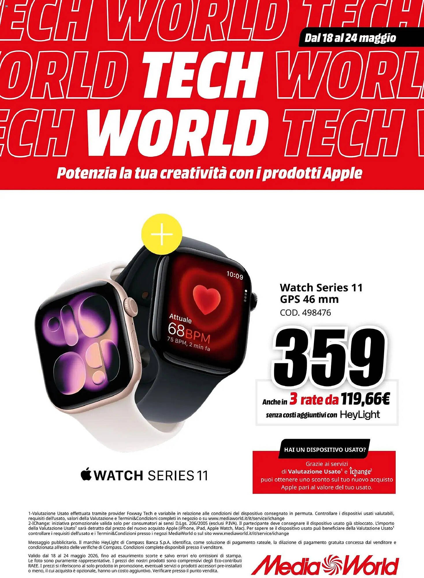 Volantino MediaWorld (2026-05-18 - 2026-05-24)