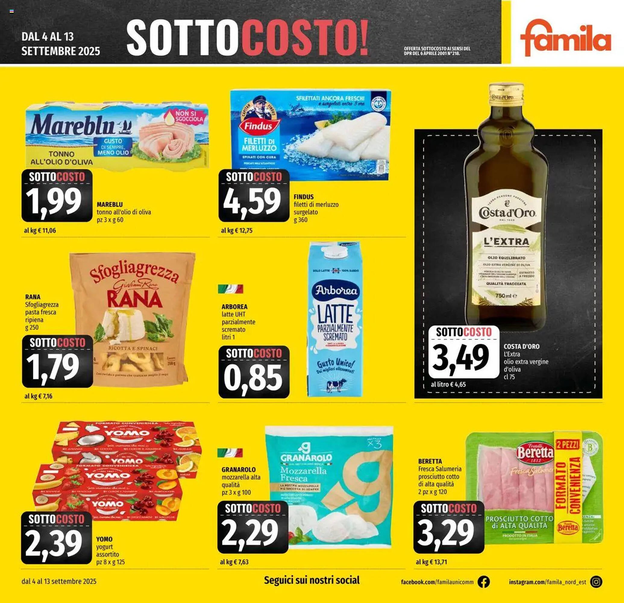Volantino Famila (2025-09-04 - 2025-09-17)