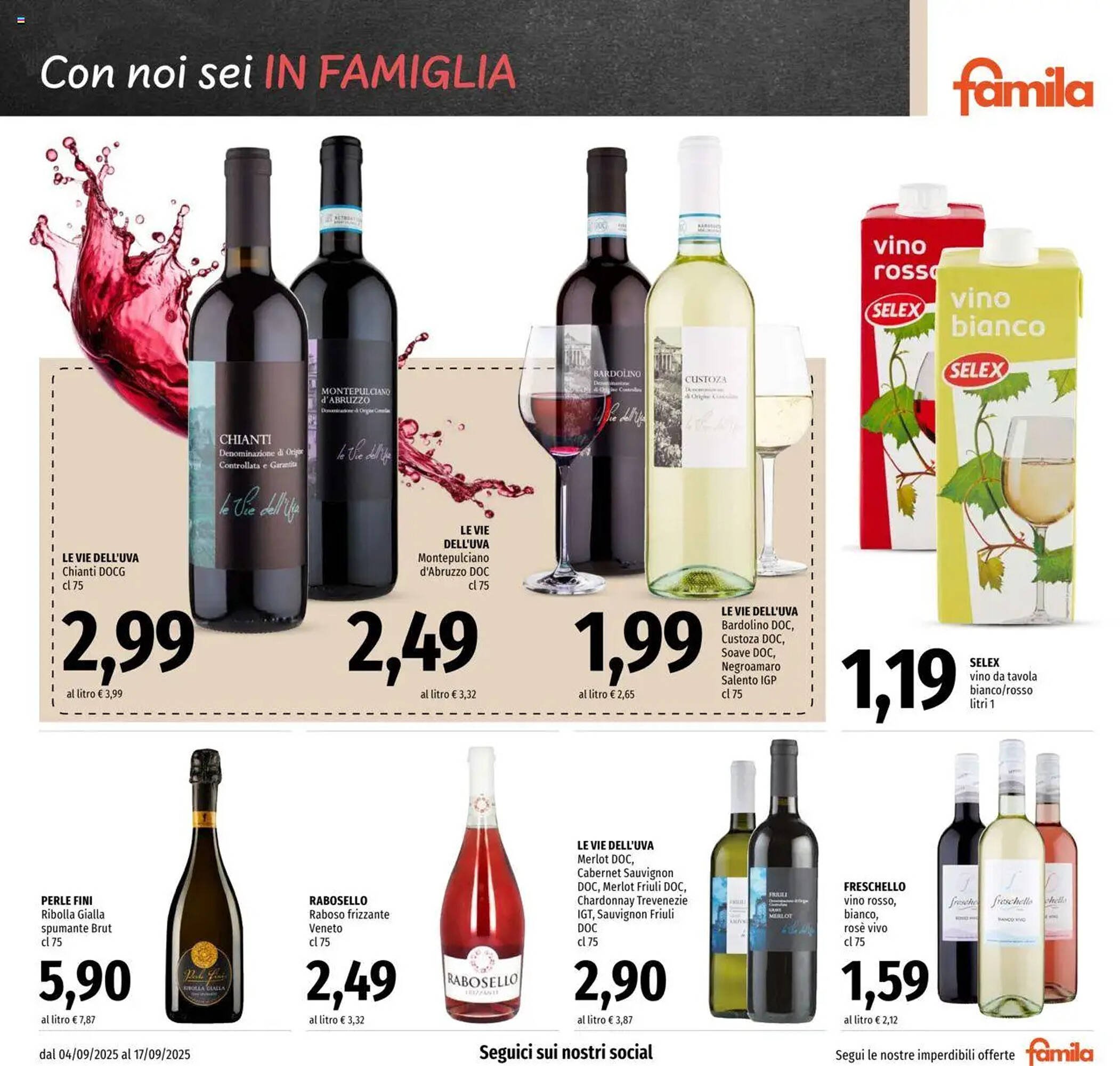 Volantino Famila (2025-09-04 - 2025-09-17)