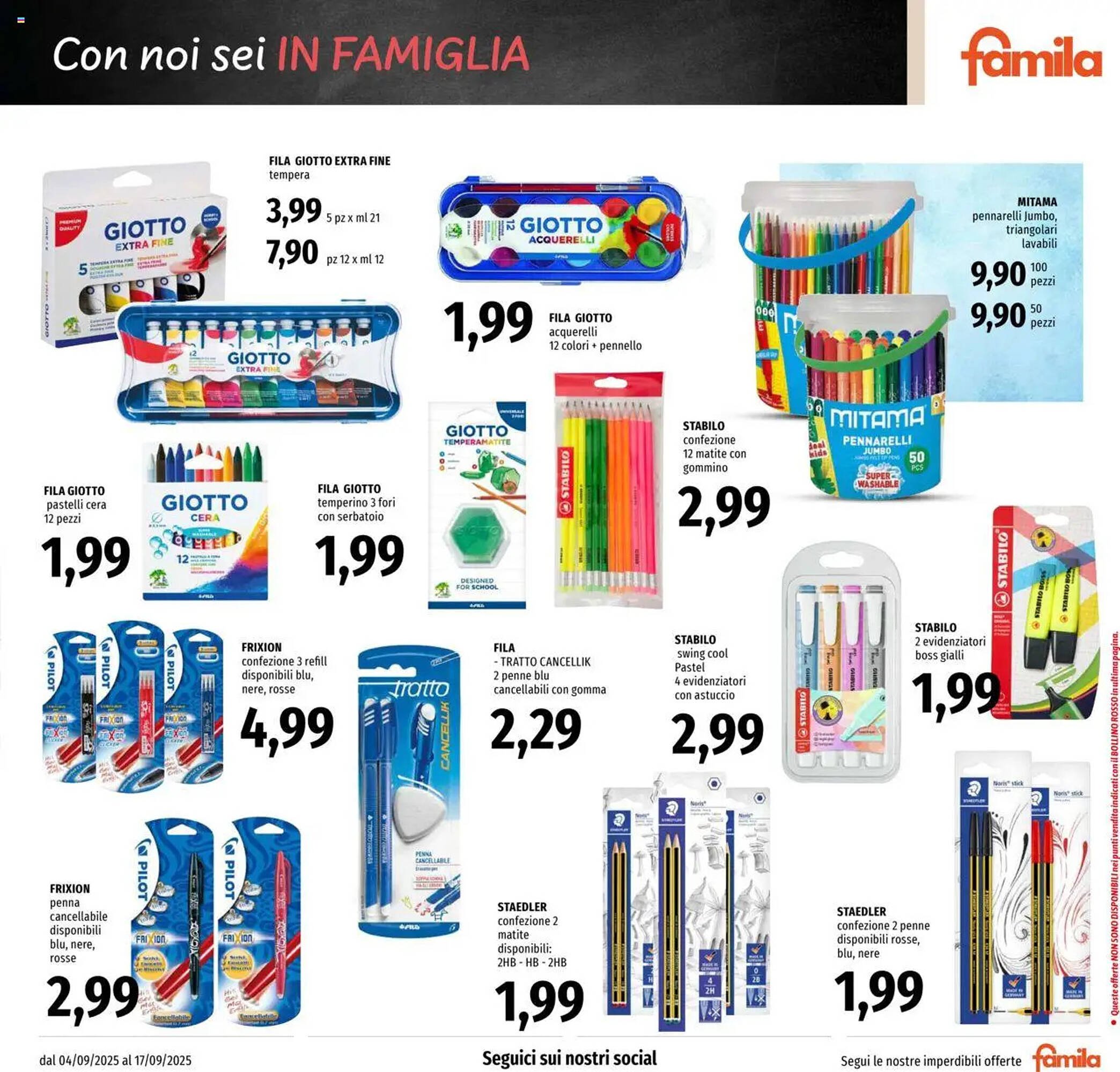 Volantino Famila (2025-09-04 - 2025-09-17)