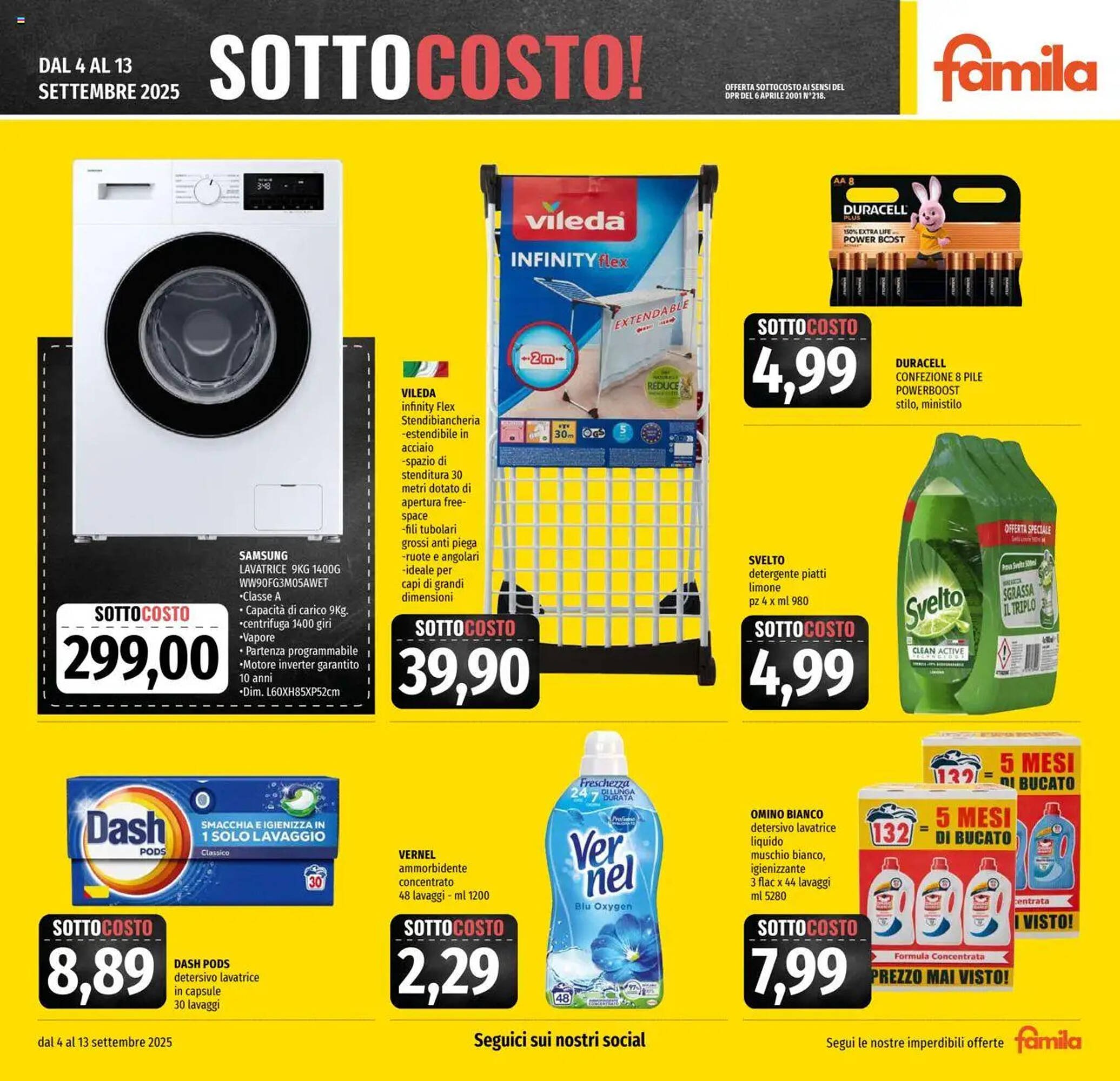 Volantino Famila (2025-09-04 - 2025-09-17)
