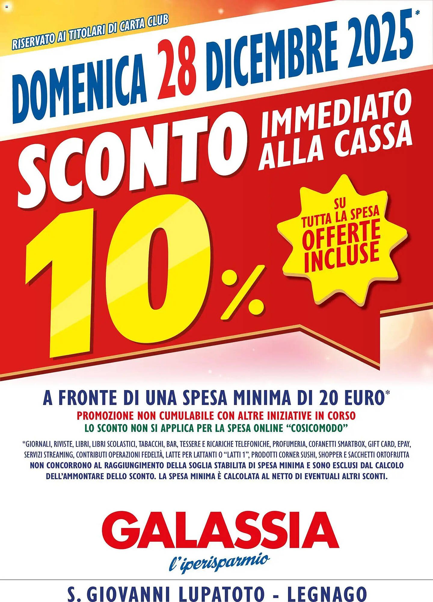 Volantino Galassia (2025-12-28 - 2025-12-28)