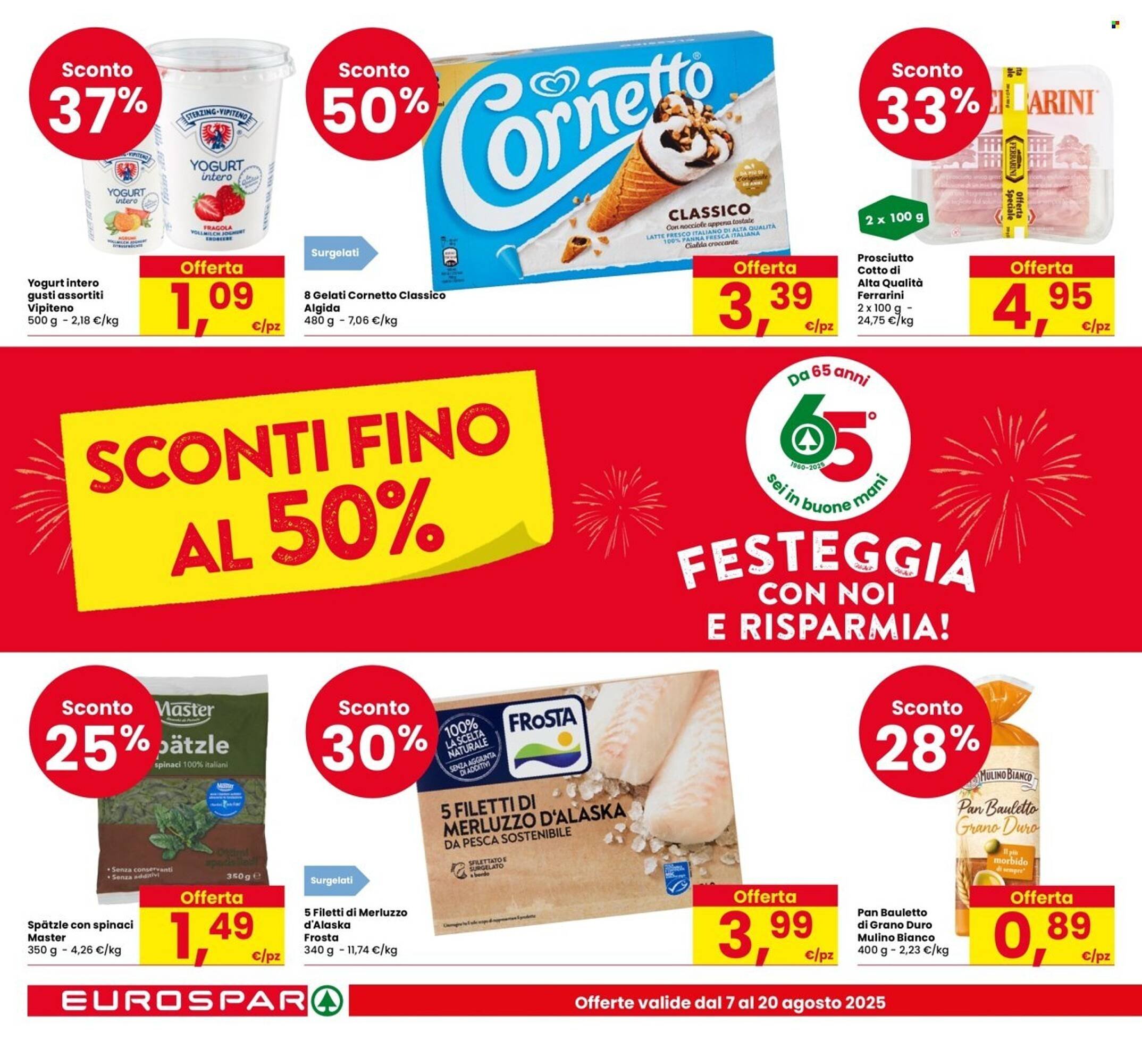 Volantino Eurospar (2025-08-07 - 2025-08-20)