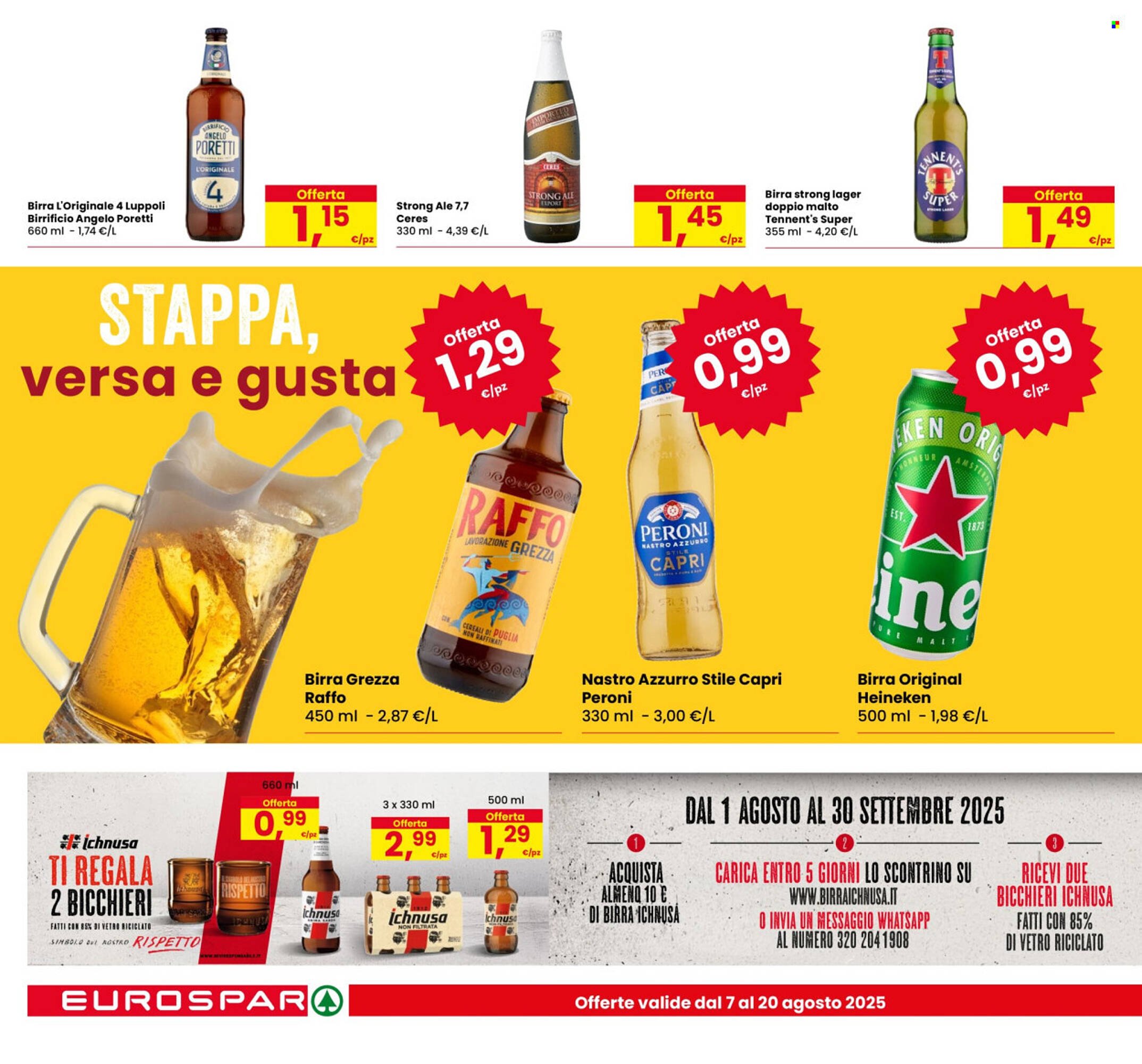 Volantino Eurospar (2025-08-07 - 2025-08-20)