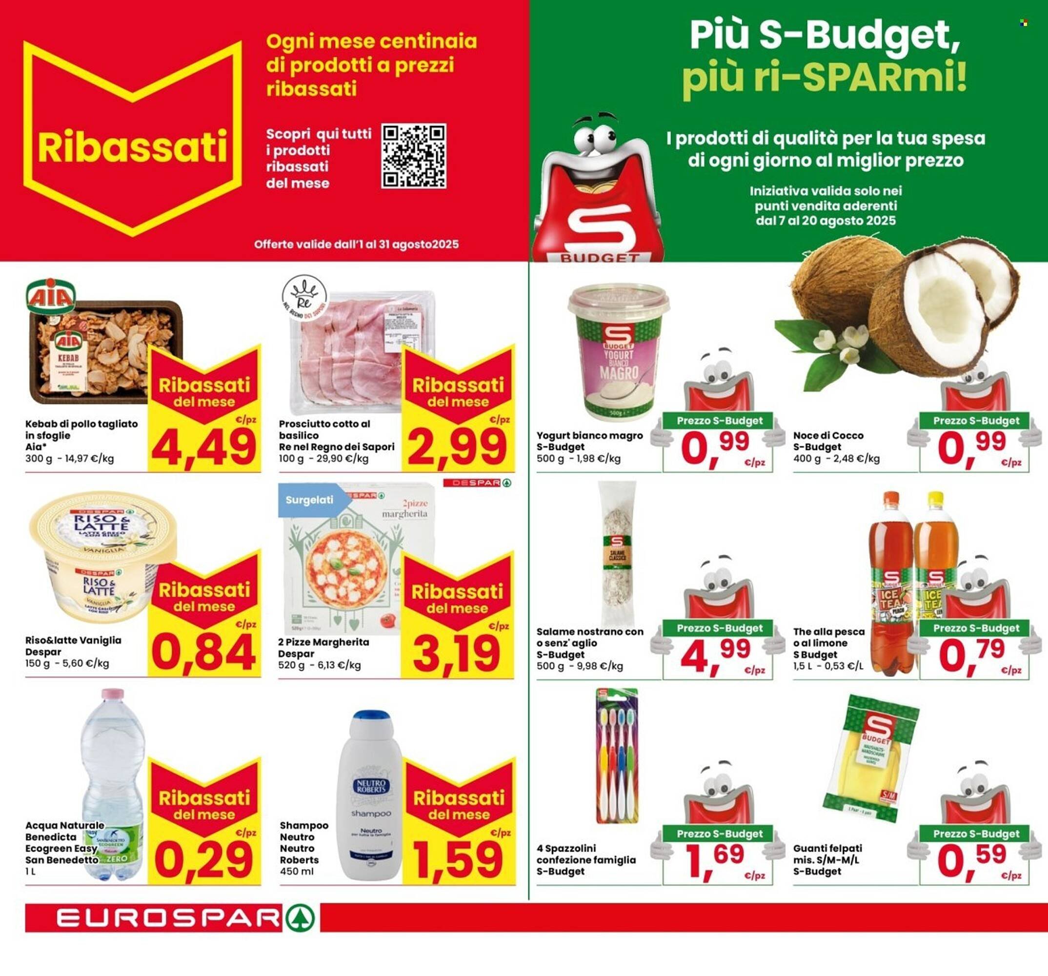 Volantino Eurospar (2025-08-07 - 2025-08-20)