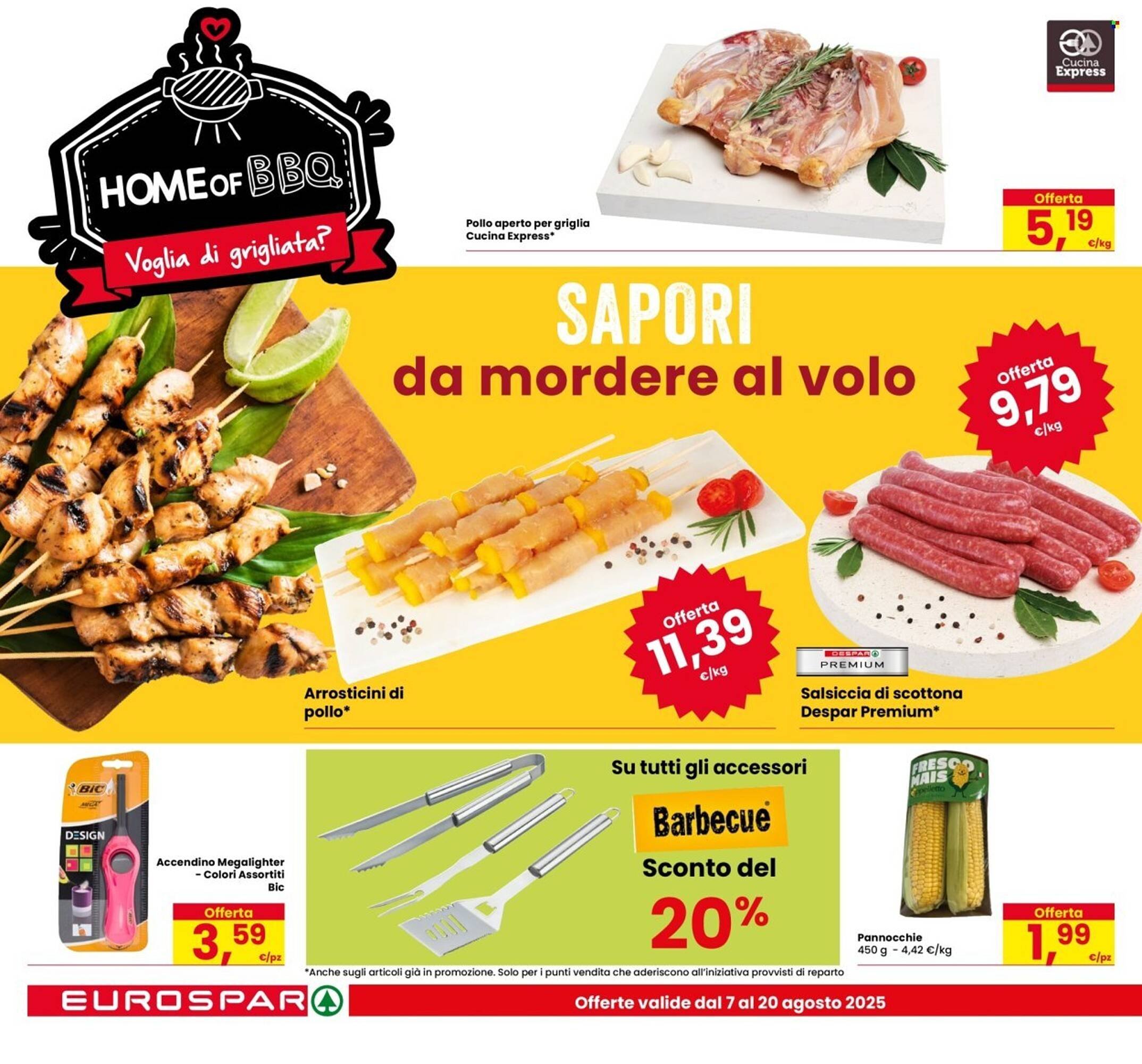 Volantino Eurospar (2025-08-07 - 2025-08-20)