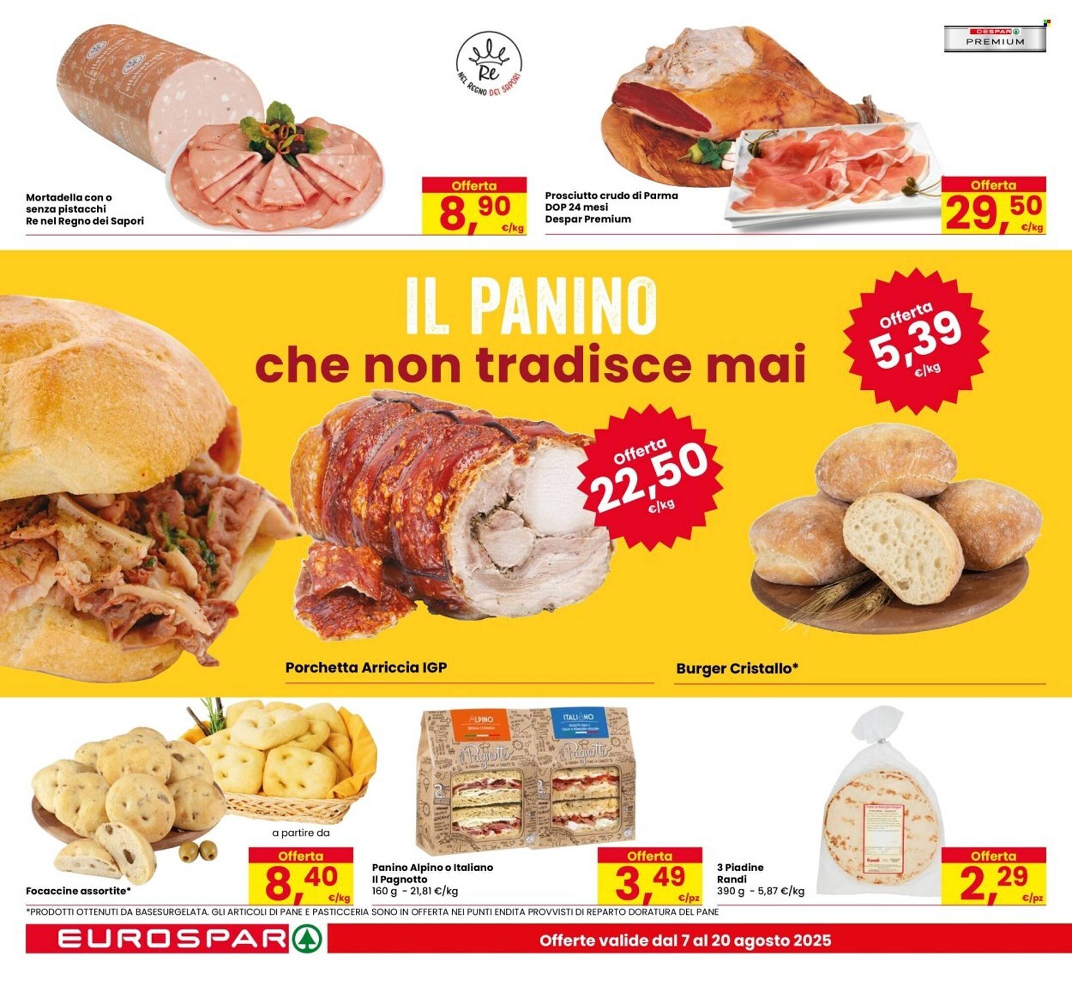 Volantino Eurospar (2025-08-07 - 2025-08-20)