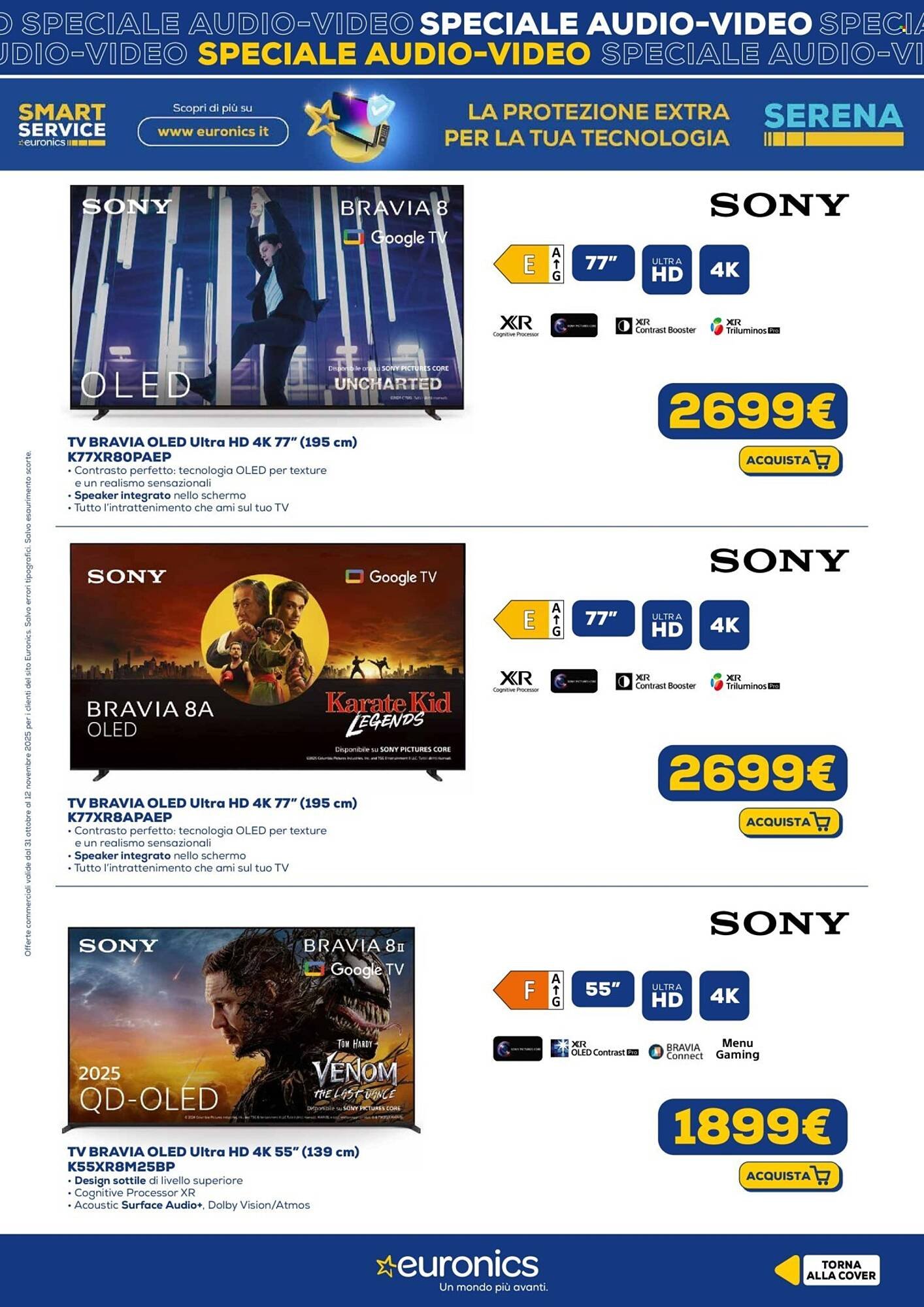 Volantino Euronics (2025-10-31 - 2025-11-12)