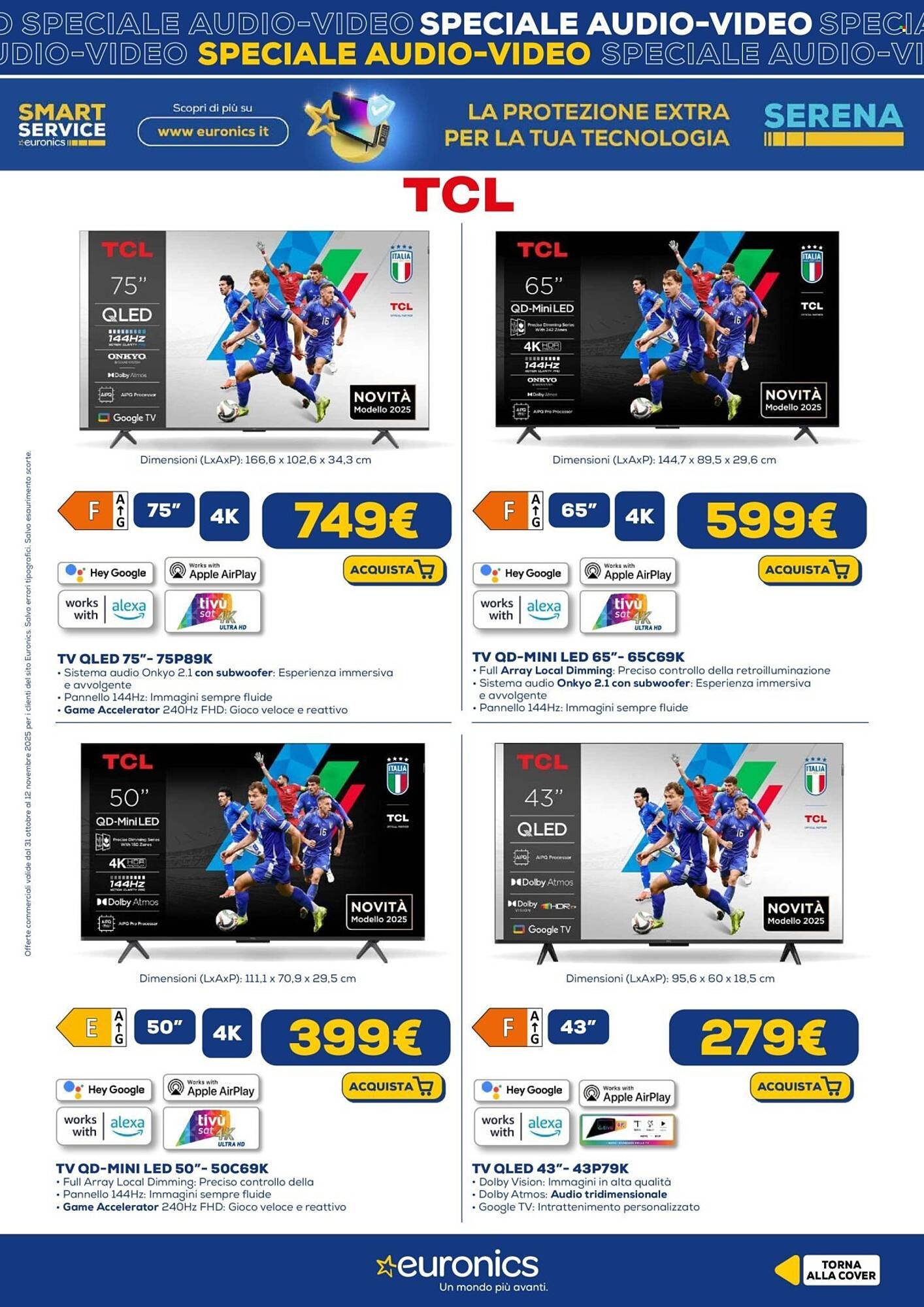 Volantino Euronics (2025-10-31 - 2025-11-12)
