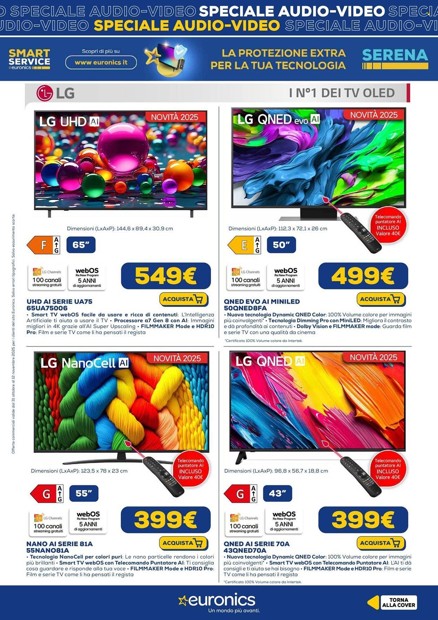 Volantino Euronics (2025-10-31 - 2025-11-12)