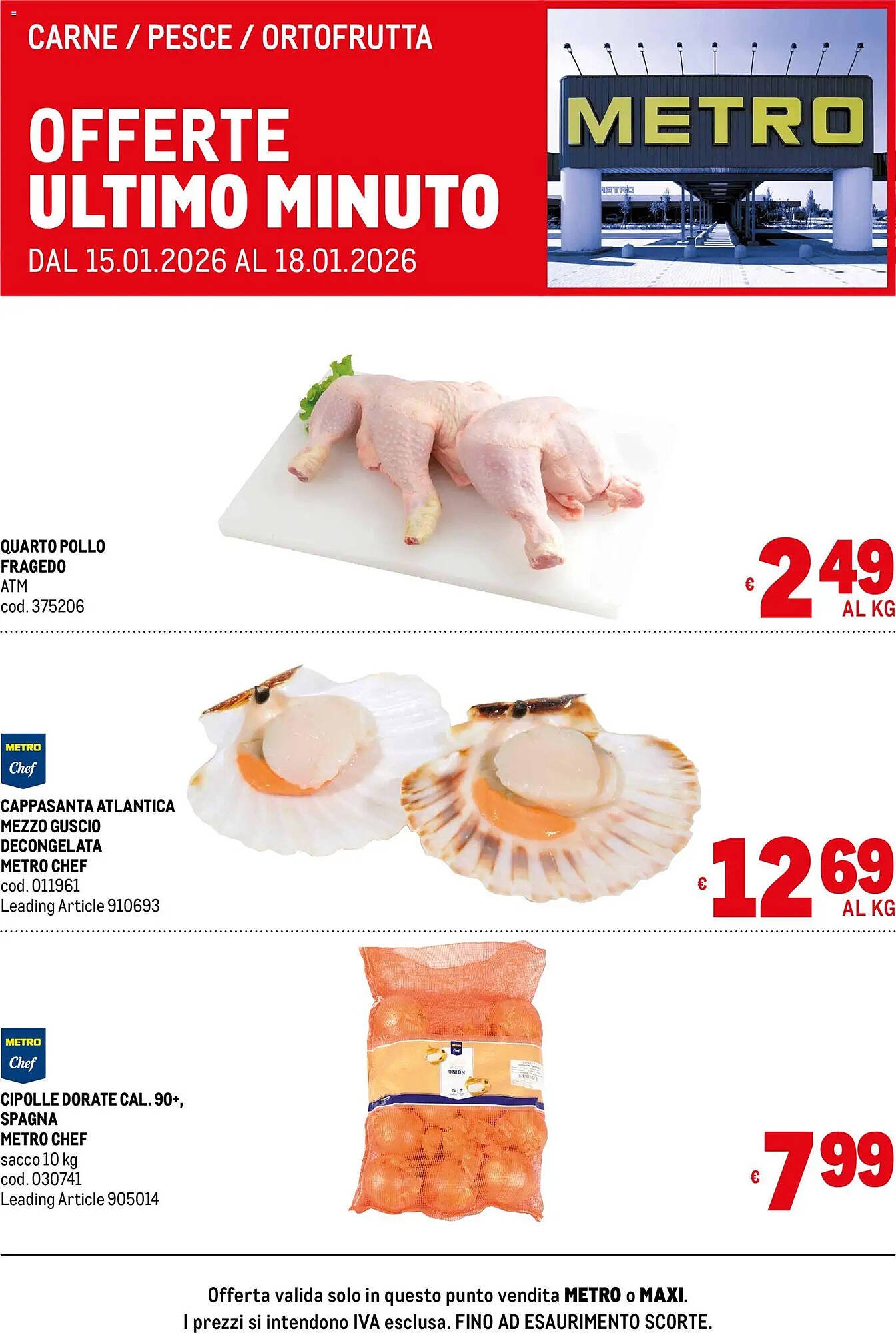 Volantino Metro (2026-01-15 - 2026-01-18)