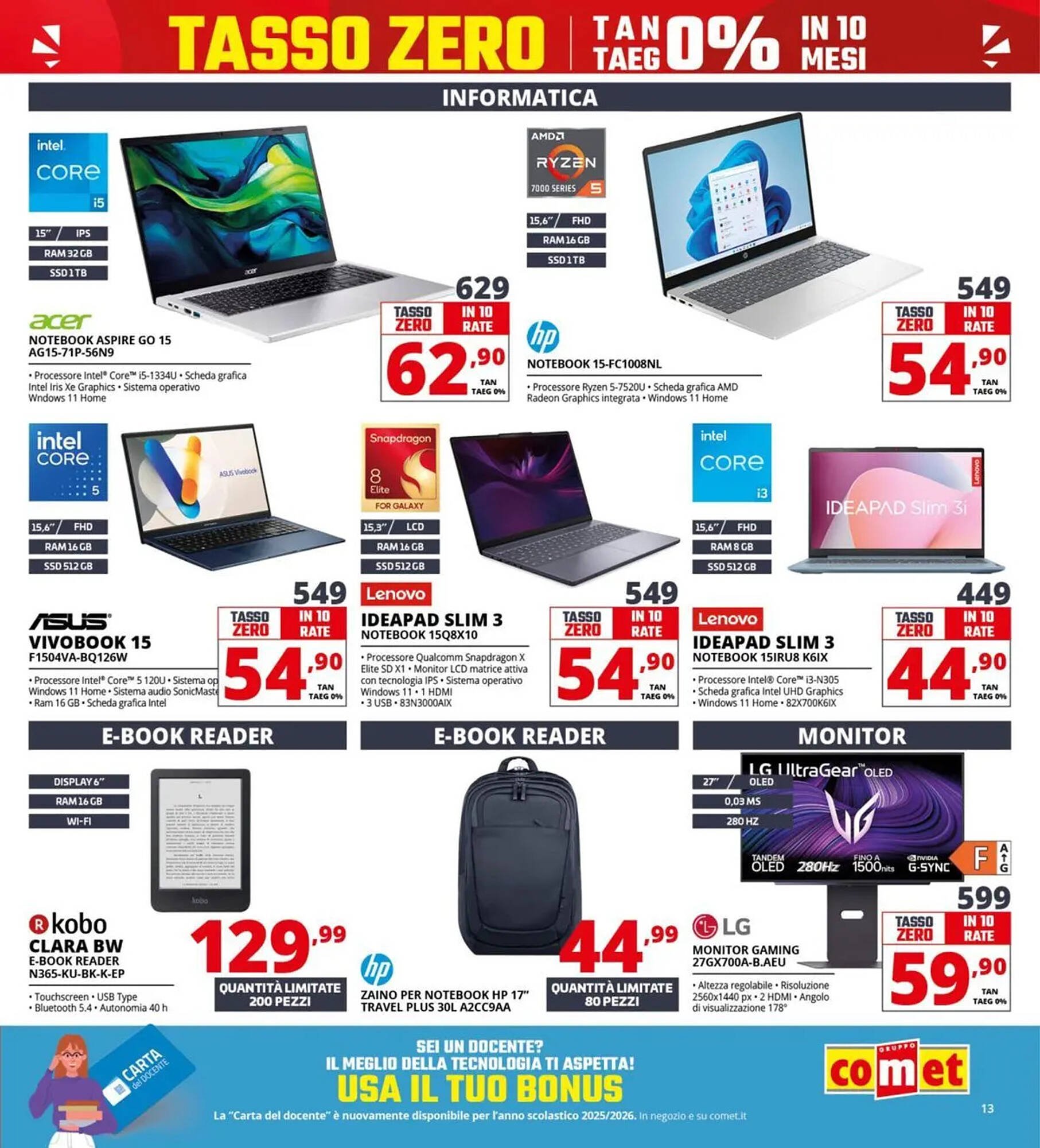 Volantino Comet (2026-04-23 - 2026-05-07)