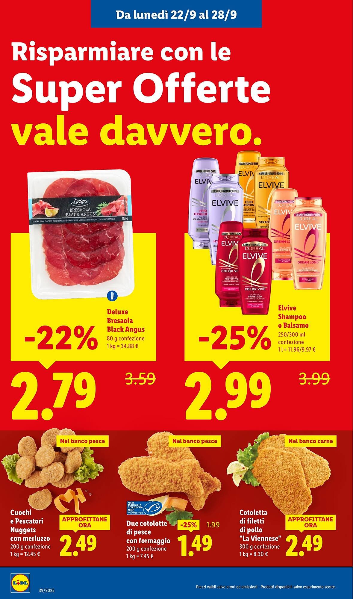 Volantino Lidl (2025-09-22 - 2025-09-28)