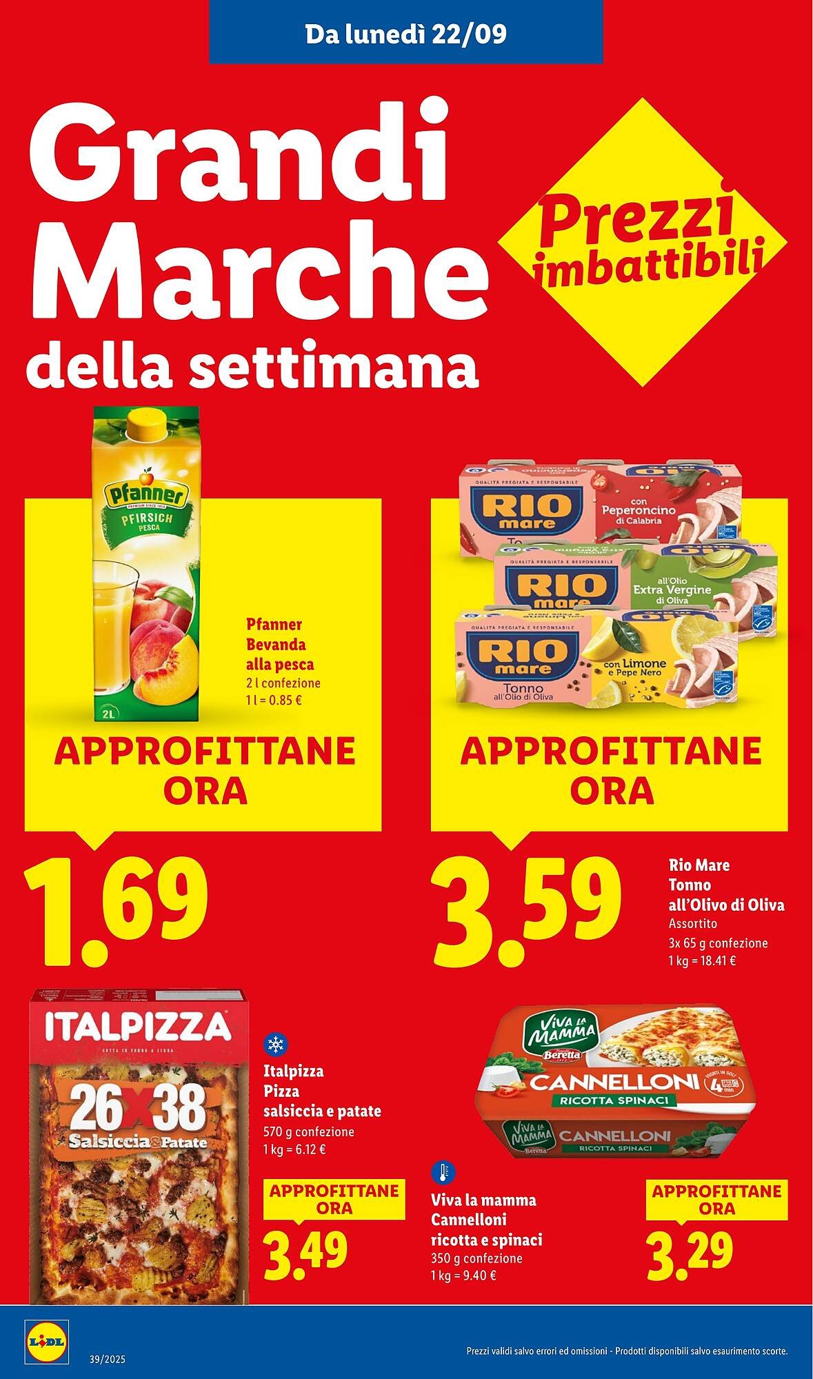 Volantino Lidl (2025-09-22 - 2025-09-28)