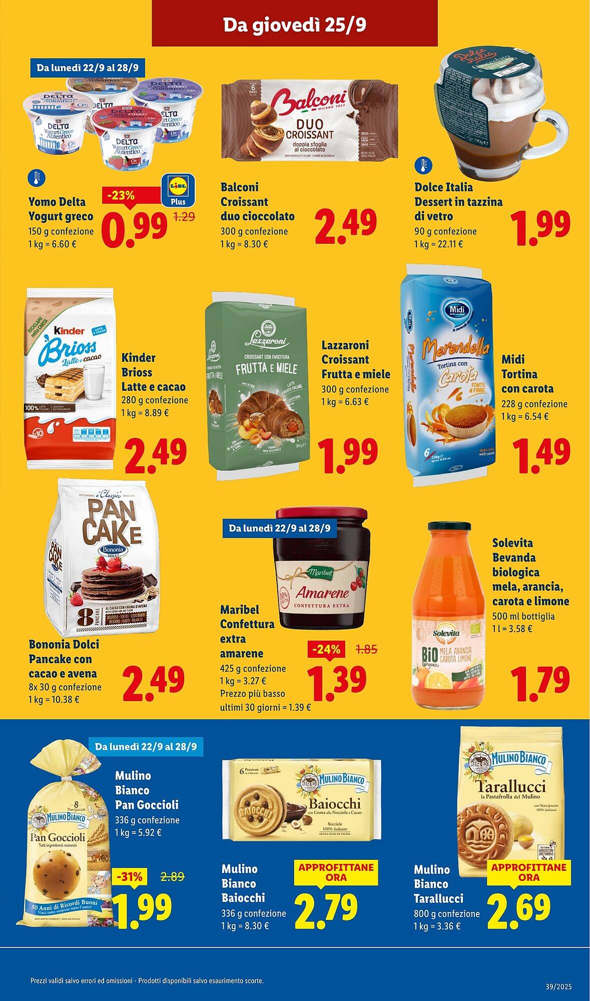 Volantino Lidl (2025-09-22 - 2025-09-28)