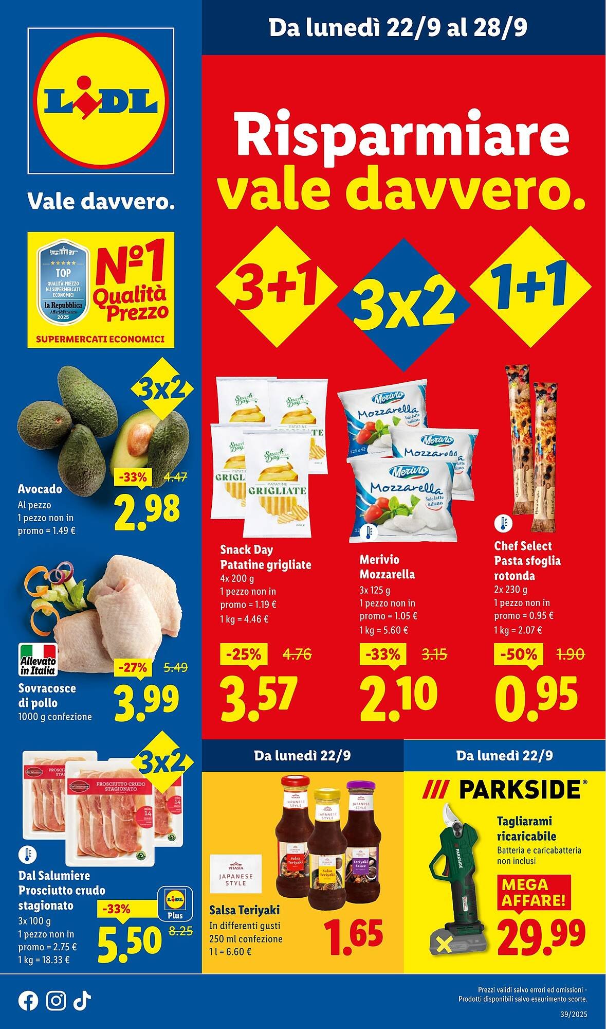 Volantino Lidl (2025-09-22 - 2025-09-28)