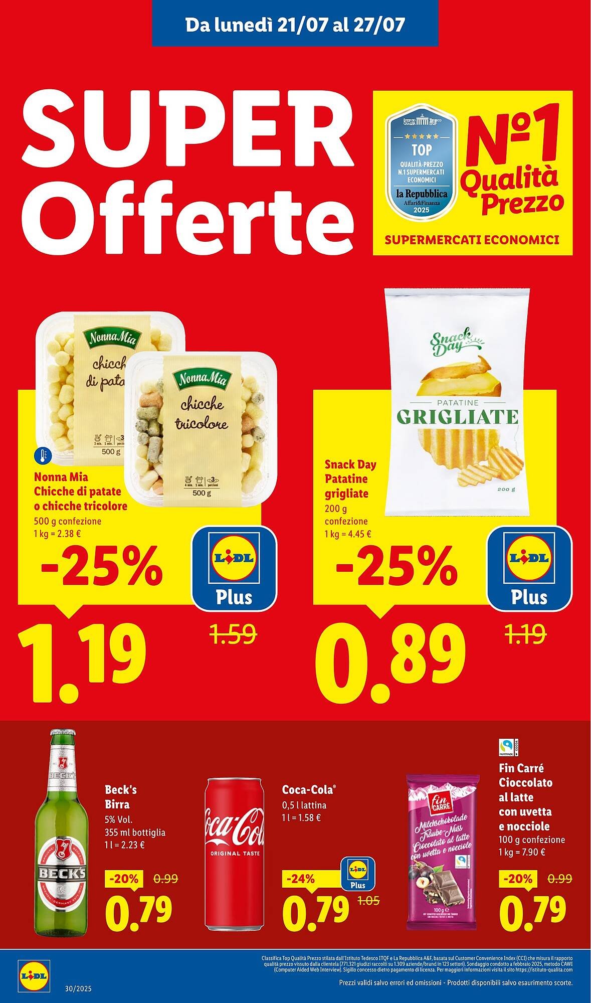 Volantino Lidl (2025-07-21 - 2025-07-27)