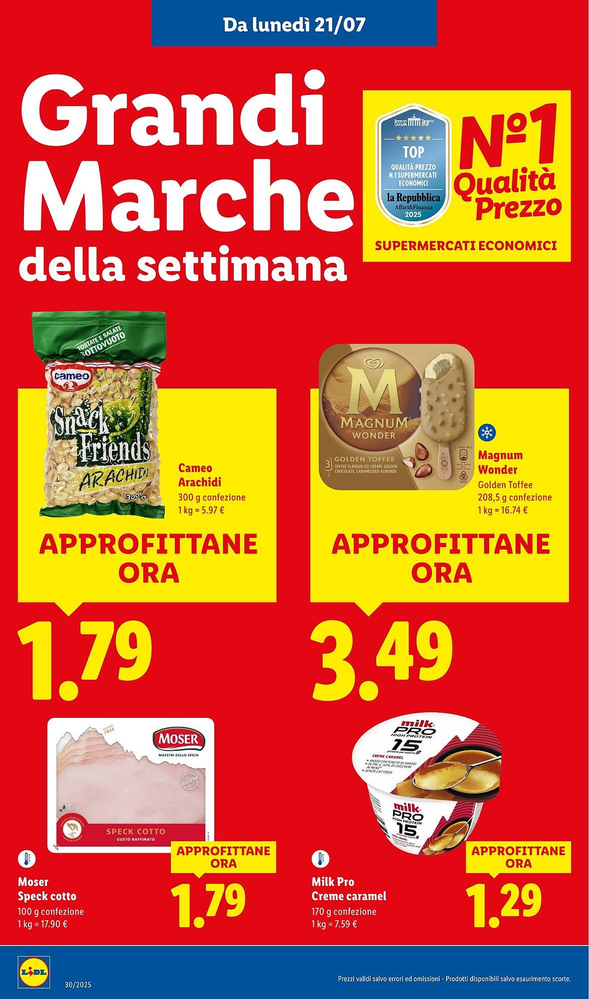 Volantino Lidl (2025-07-21 - 2025-07-27)