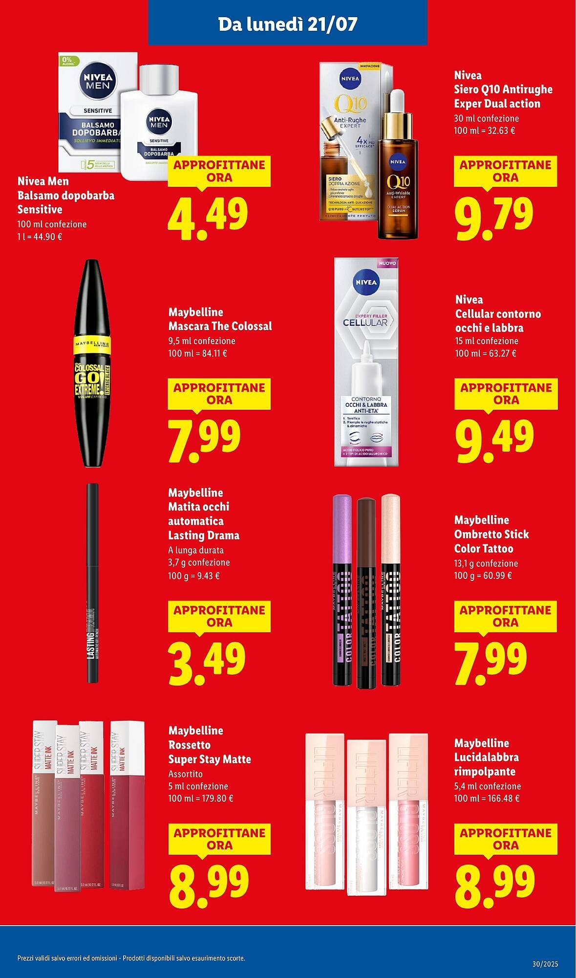 Volantino Lidl (2025-07-21 - 2025-07-27)