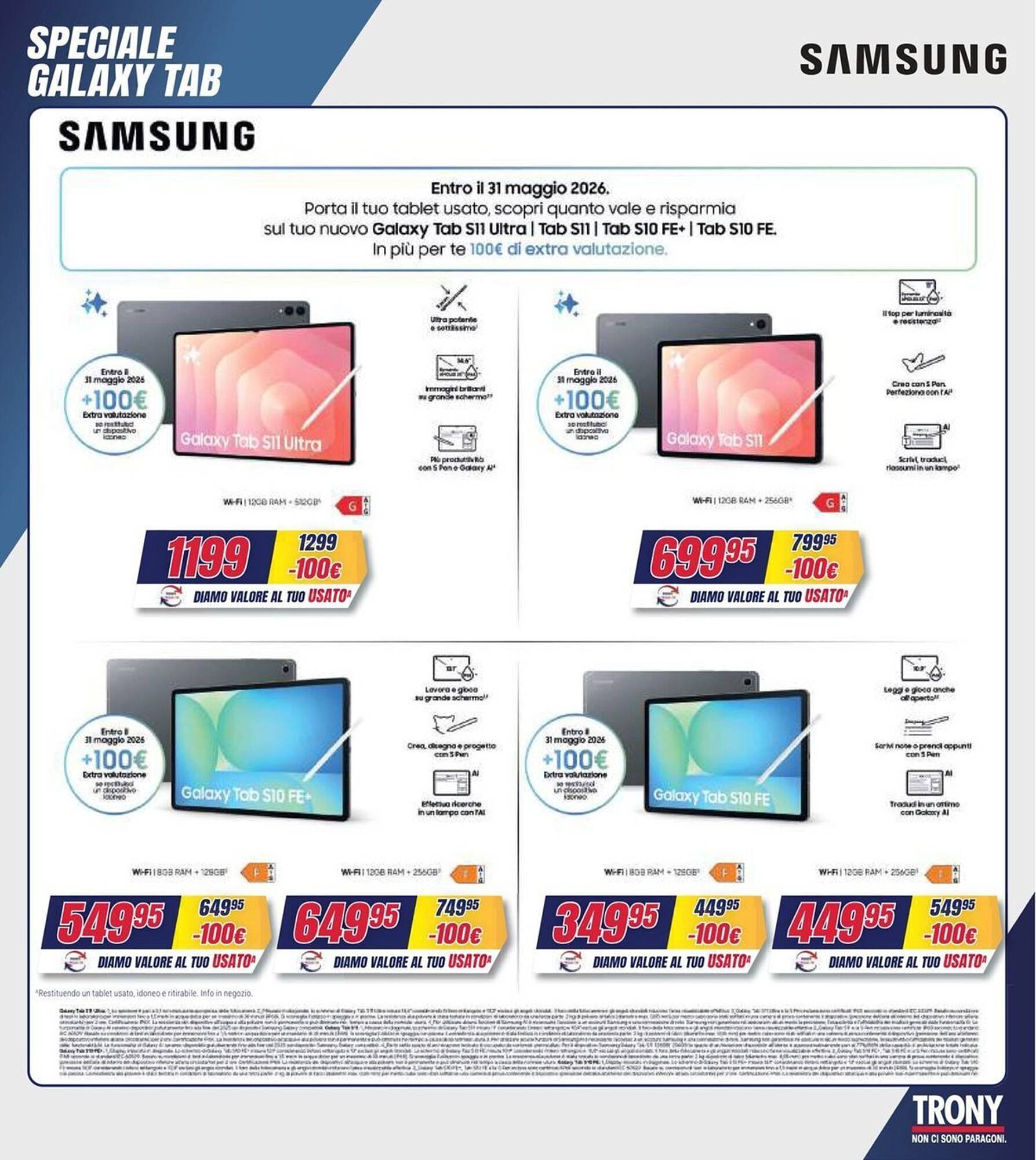 Volantino Trony (2026-04-28 - 2026-05-20)